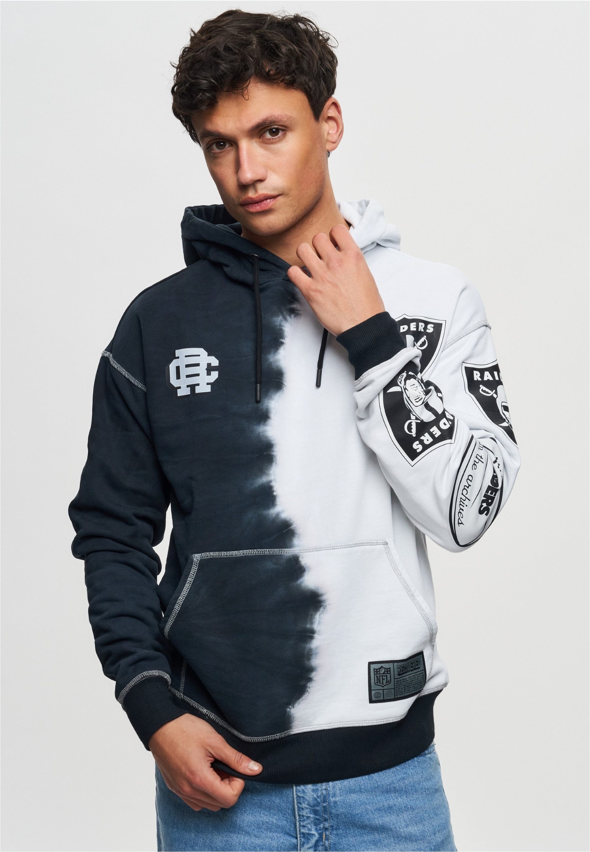 Recovered Kapuzensweatshirt NFL Raiders Ink Dye günstig online kaufen