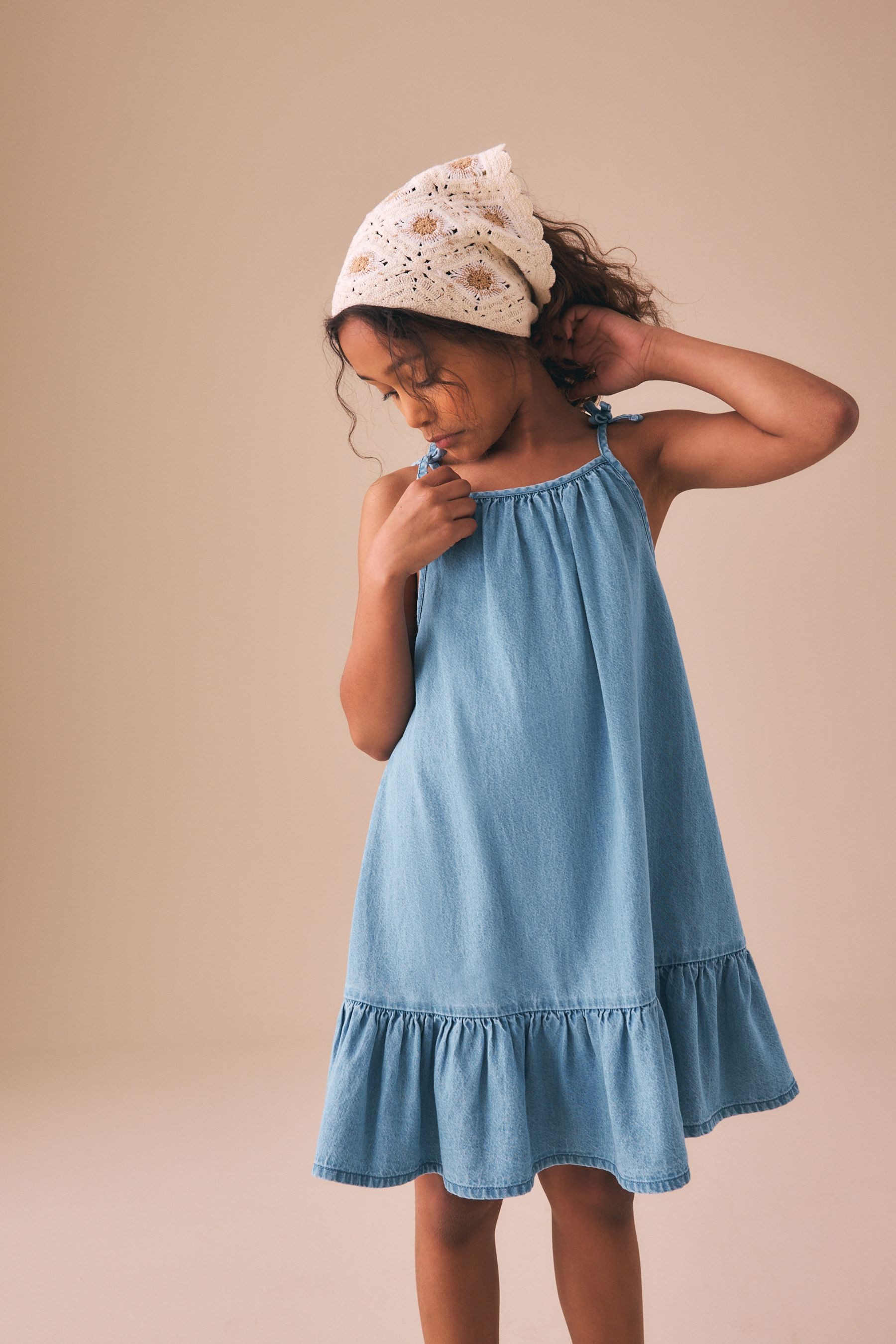 Next Blusenkleid Kleid mit Engelsärmeln (1-tlg) – Bild 5 von 5