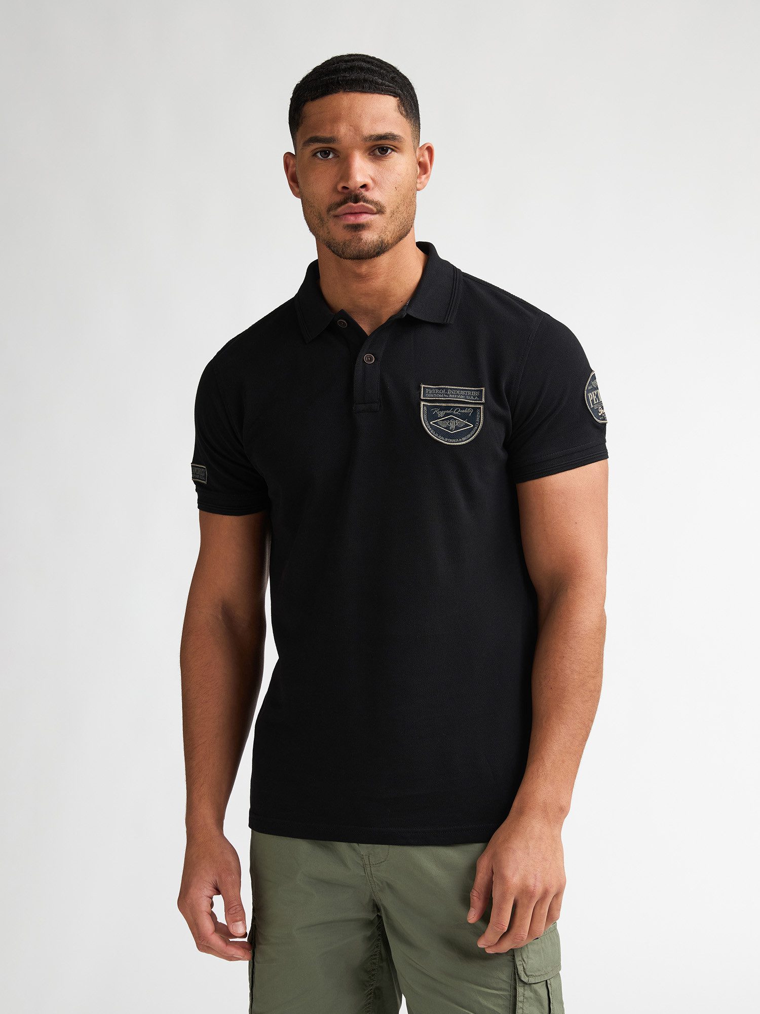 Petrol Industries Poloshirt Men Polo Short Sleeve mit Logo Stickereien