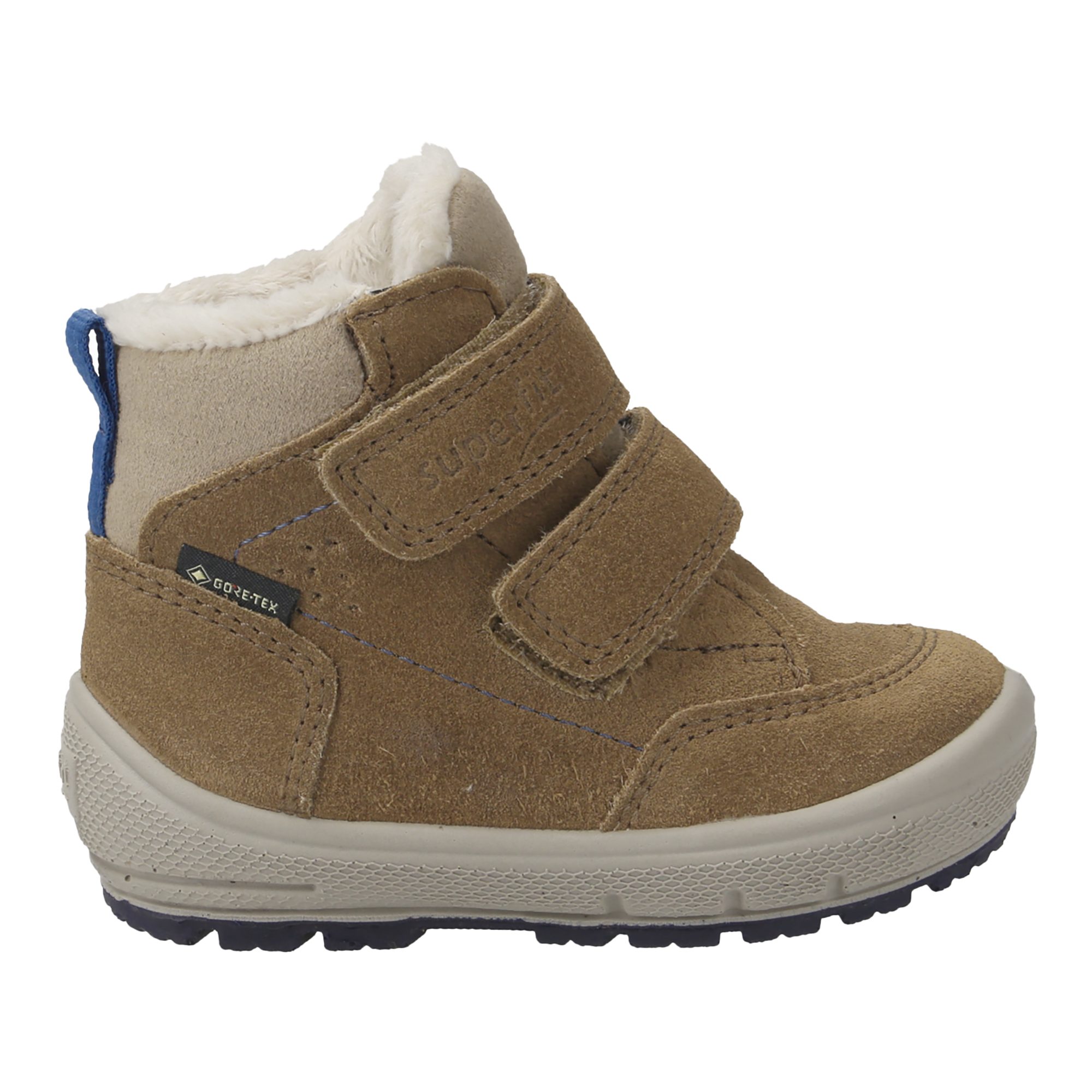 Superfit GROOVY, Warmfutter, Beige, Kinder Sneaker