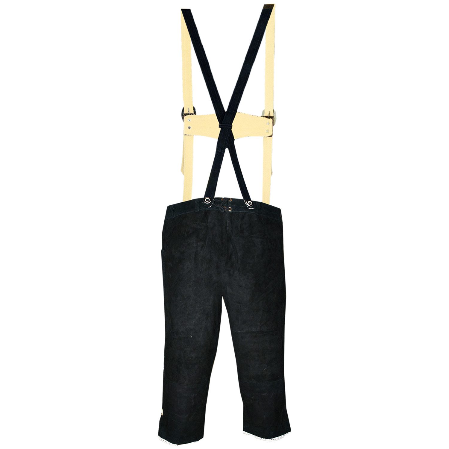 German Wear Trachtenlederhose GW1402 Damen Trachten lederhose Kniebundhose Damenlederhose