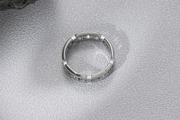 Eyecatcher Fingerring Rasiermesser Klingen Ring Hip Hop Ring Silber verschiedene Größen, Rasierklingenstil