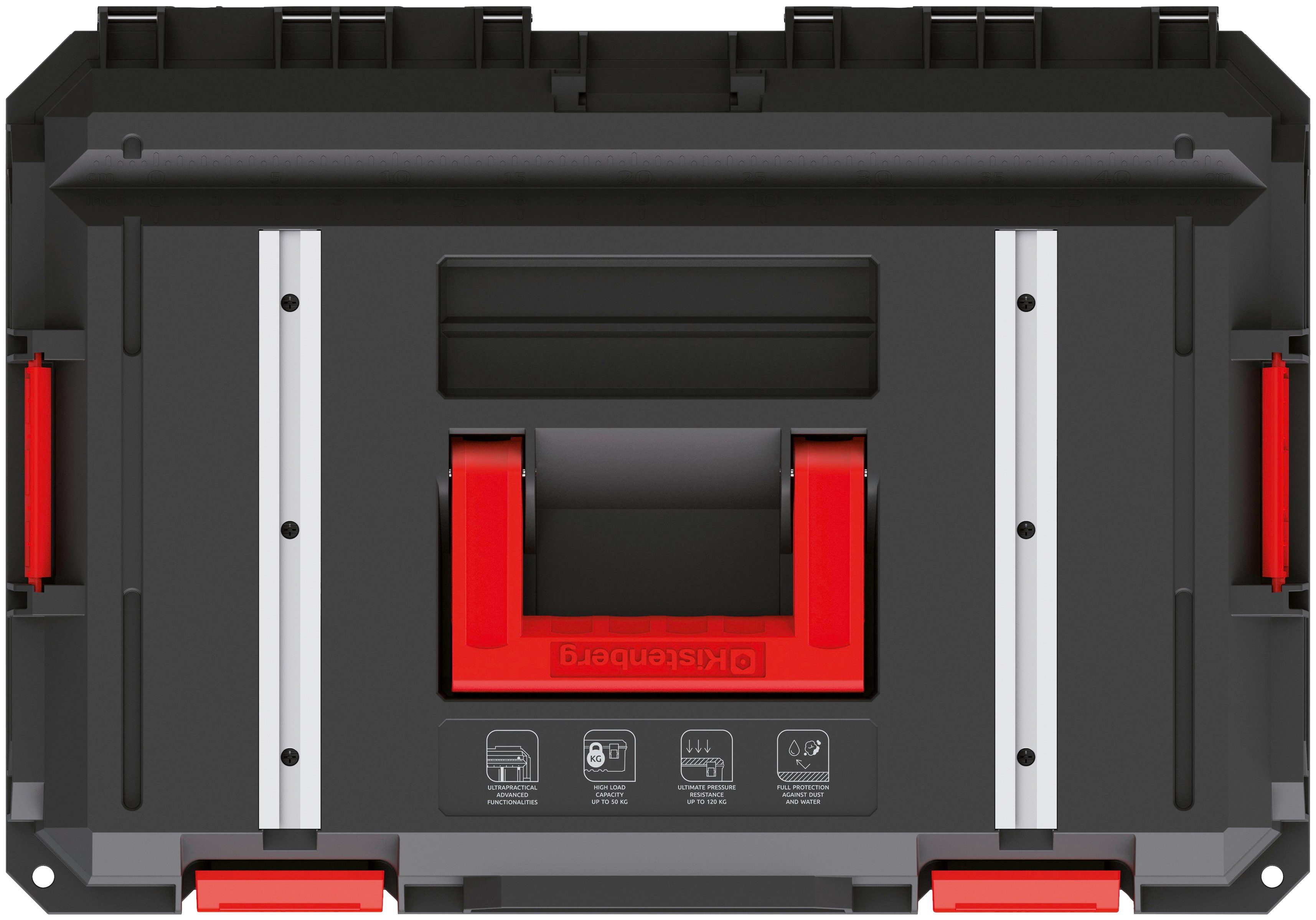 Prosperplast Werkzeugkoffer X Block Pro, 54,6 x 38 x 19,4 cm