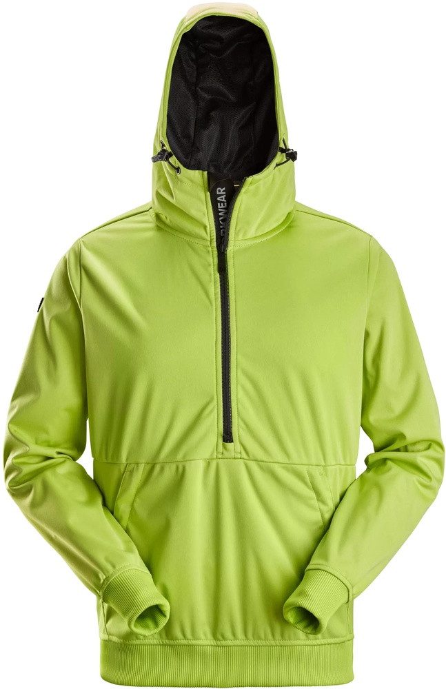 Snickers Workwear Rundhalspullover 8400, Windblocker Stretchhoodie mit Reißvers.