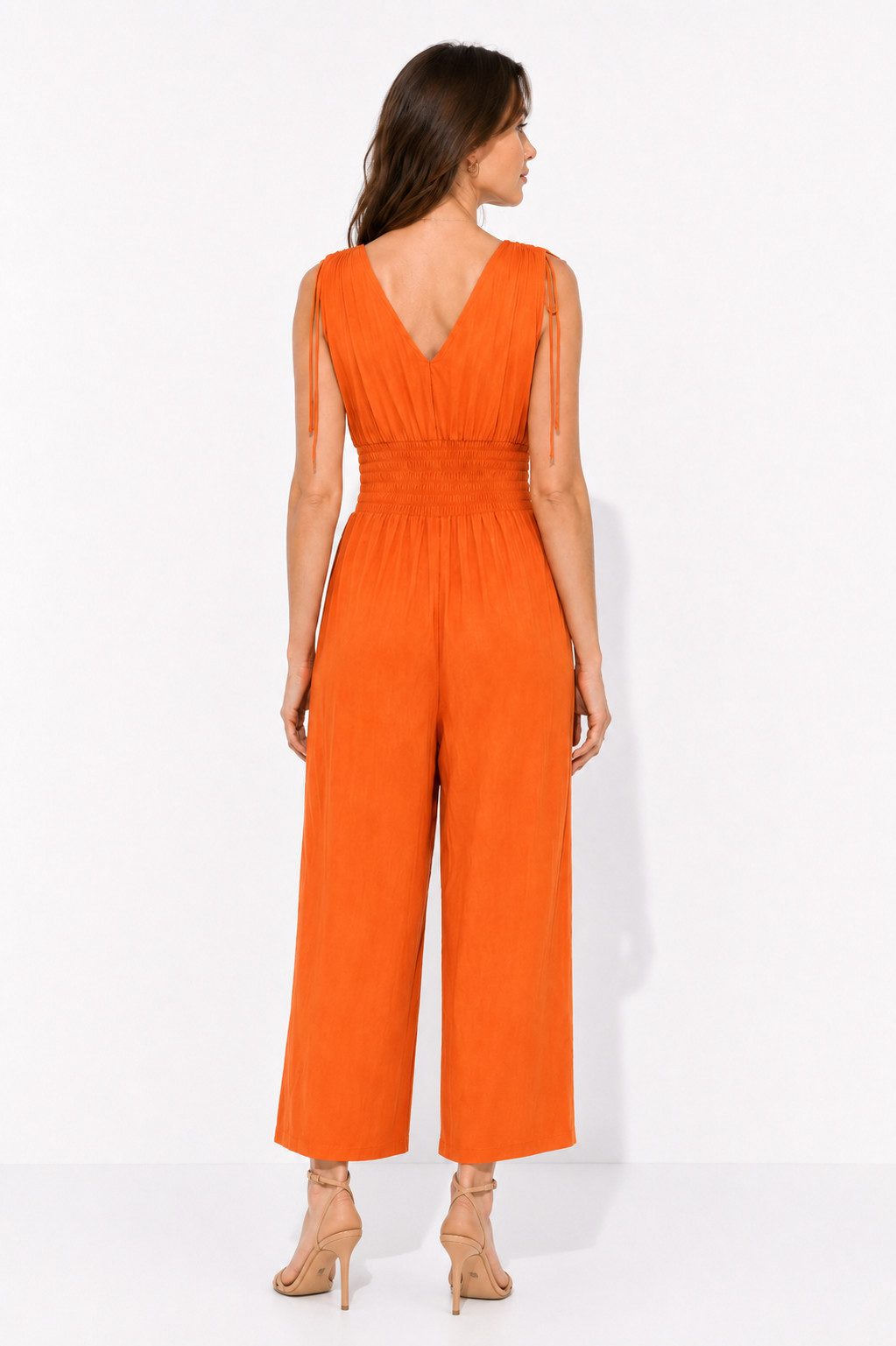 ITALY VIBES Jumpsuit - sommerlicher Overall mit Hosentaschen - Einteiler mit Smokbund