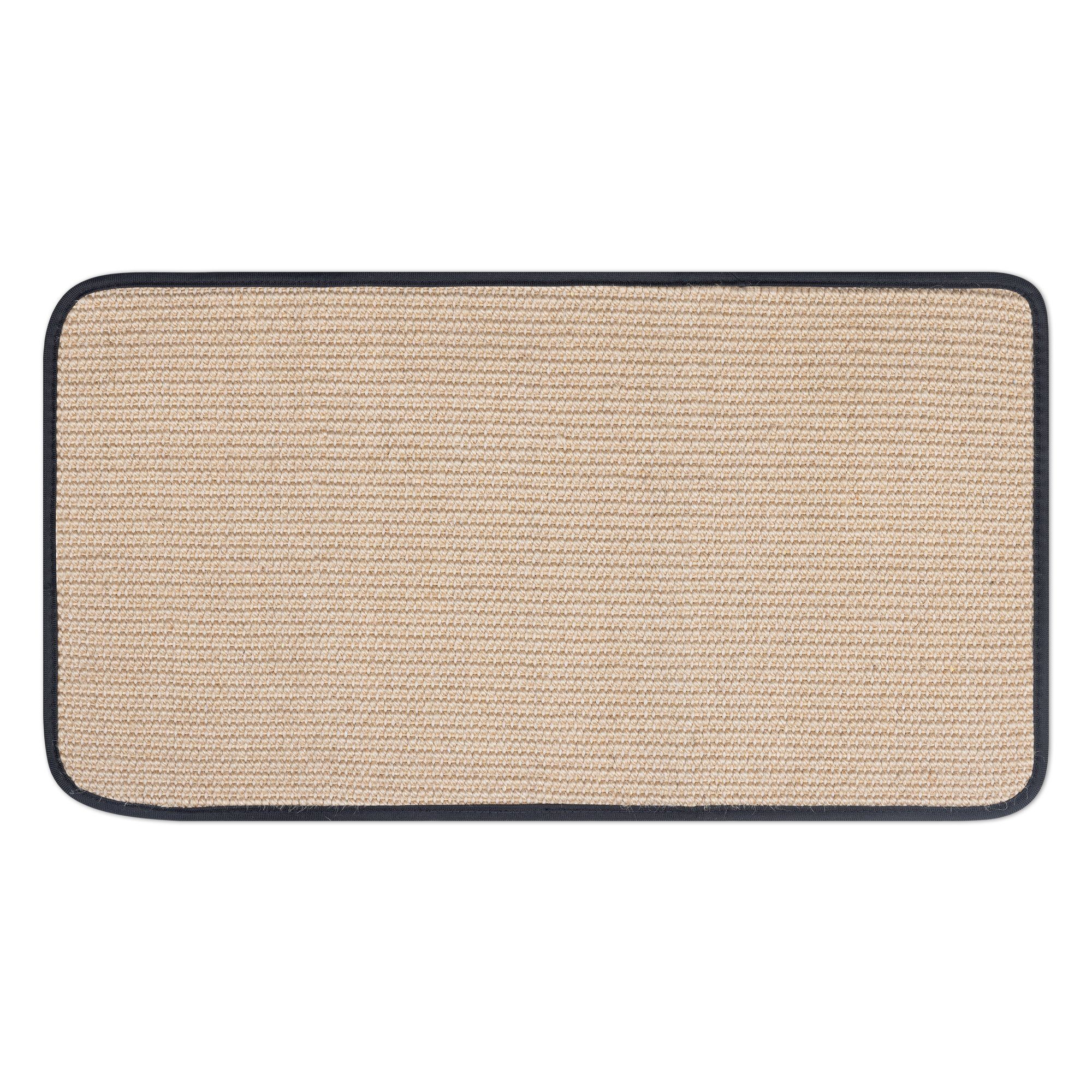 Navaris Kratzbrett Katzen Kratzmatte Kletterteppich - Sisal - 60x32cm - Kratzschutz, (1-tlg)