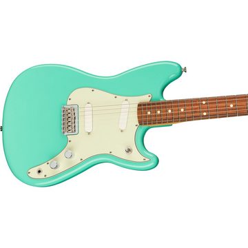 Fender E-Gitarre, Player Offset Duo-Sonic PF Seafoam Green - E-Gitarre