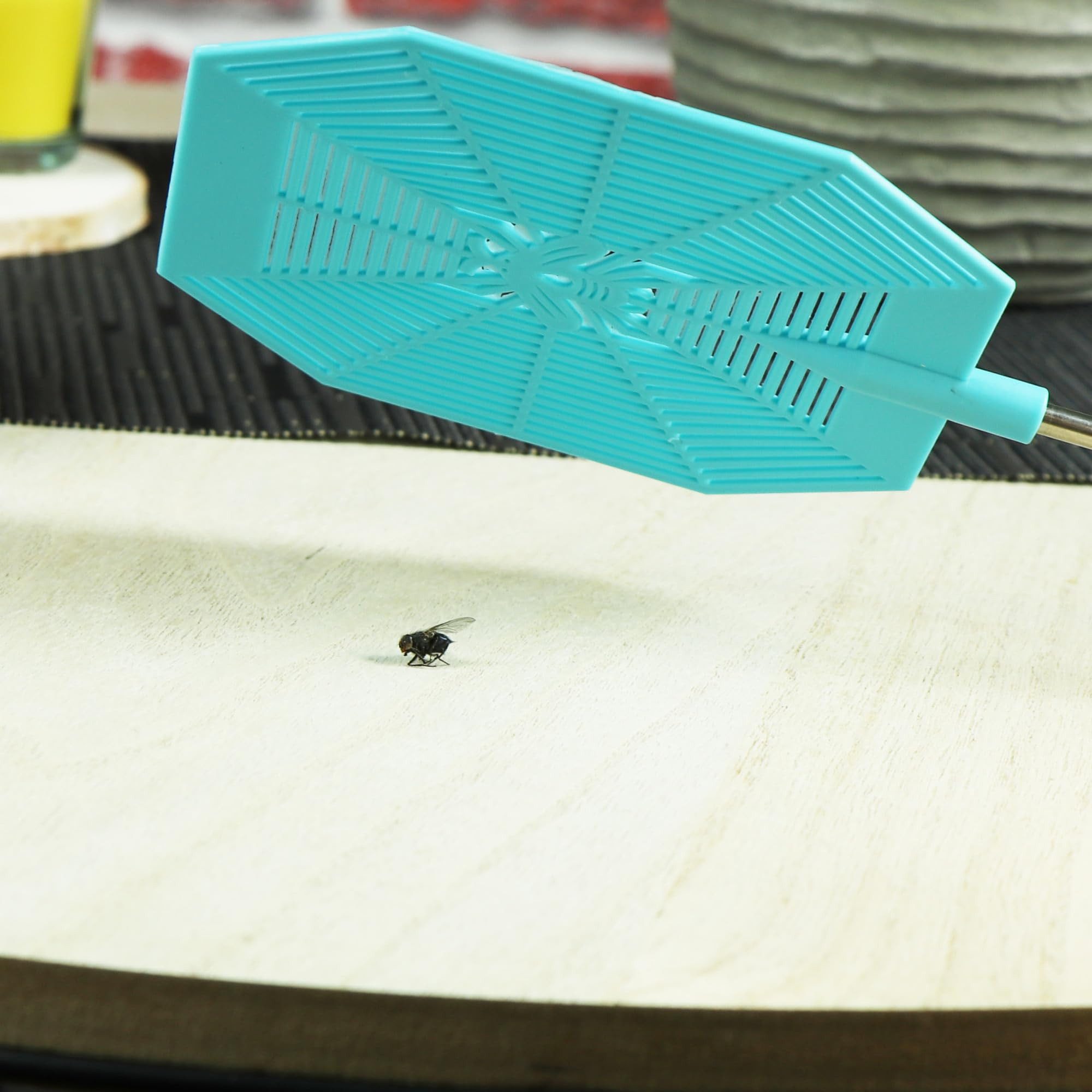 com-four Fliegenklatsche Teleskop-Fliegenklatsche – Bild 2 von 5