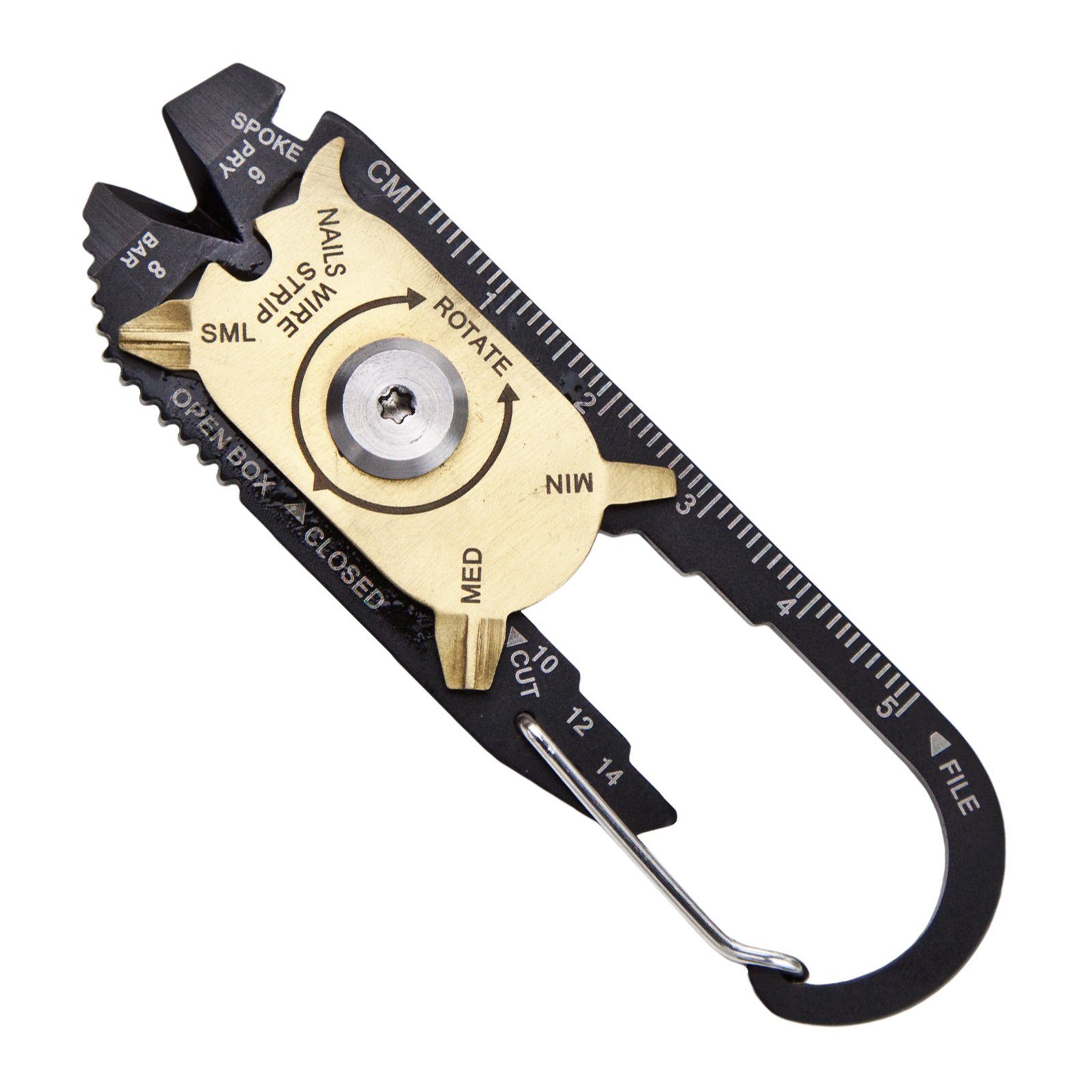 Utility Clip Multitool Mini Multitool Tool, Schlüsselanhänger FIXR Micro Taschenmesser True