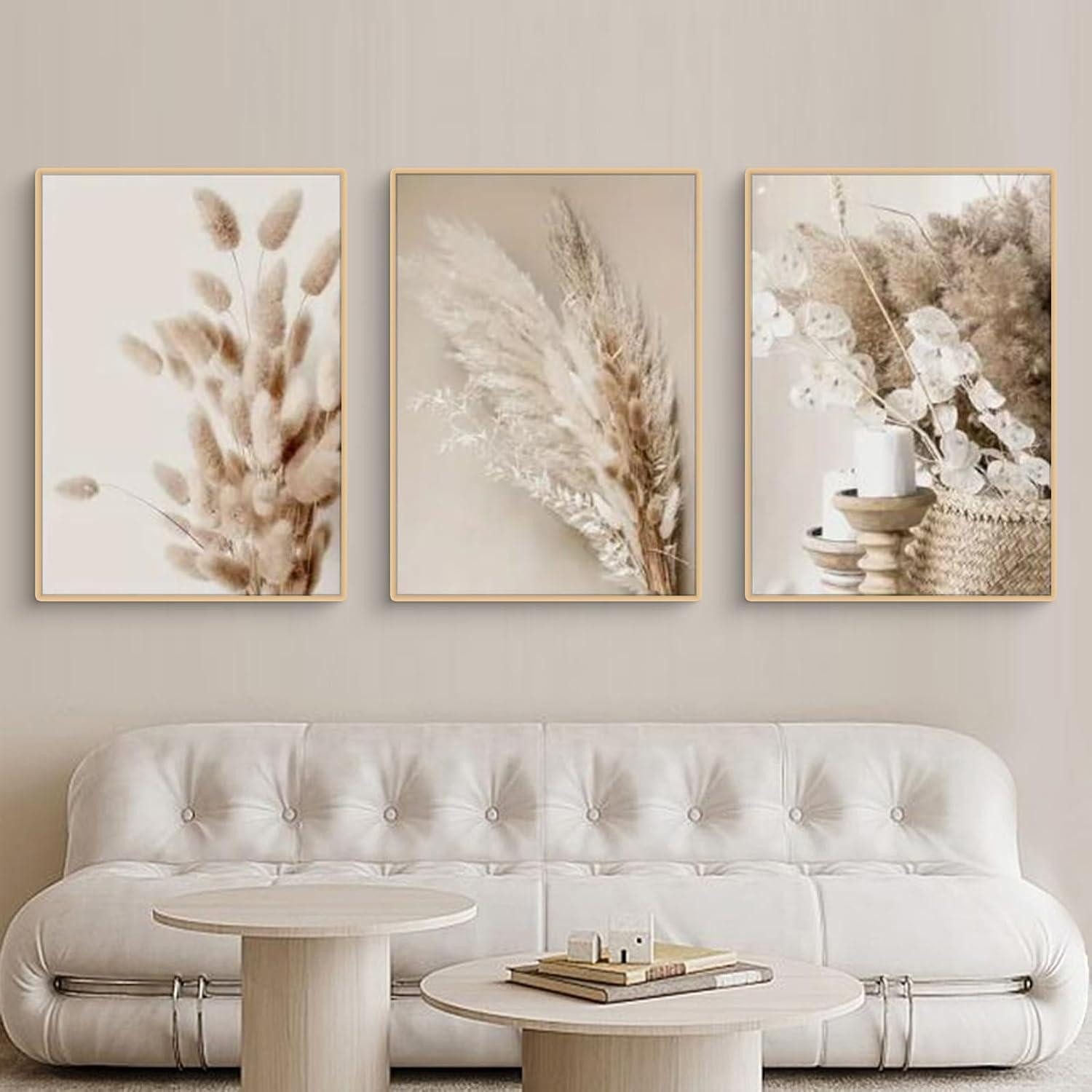LuxusKollektion Poster Poster 3er Boho Beach Landschaft Pampas Wandbild E 50x70cm, (1 St) – Bild 4 von 5