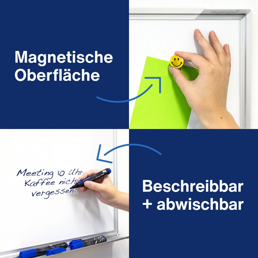 magnetoplan® Anzeigetafel Schreibtafel SP 600x450mm (1-St)