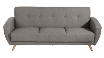 58 aufm Kessel Sofa Sofa 3-Sitzer mit Bettfunktion Karen Bezug Samtvel, Sparpreis inkl. Kostenlosem Versand 1 Teile, hochwertig verarbeitet,bequemer Sitz