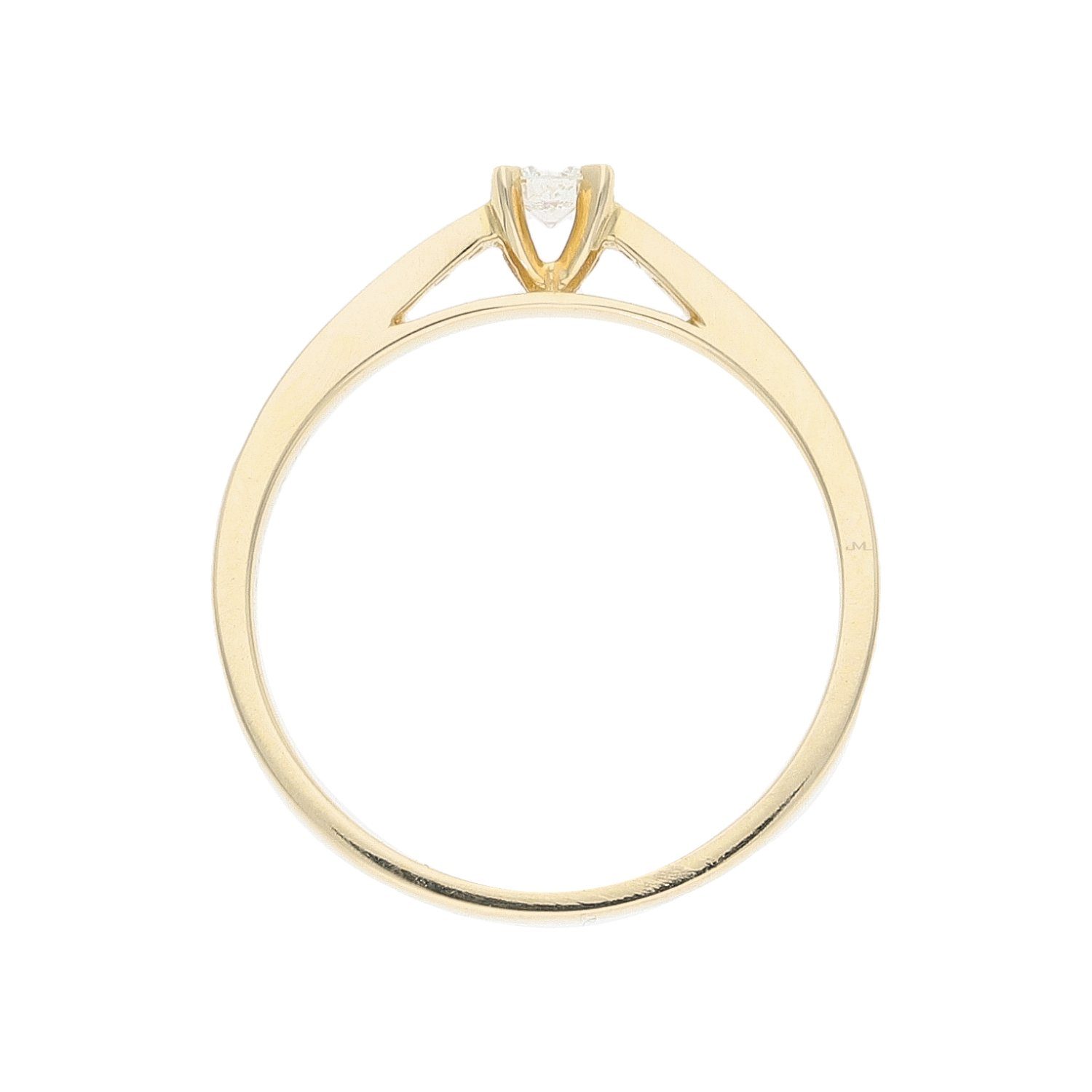 Fingerring JuwelmaLux Ring 585/000 (14 Karat) Gold mit Brillant JL10-07-0905
