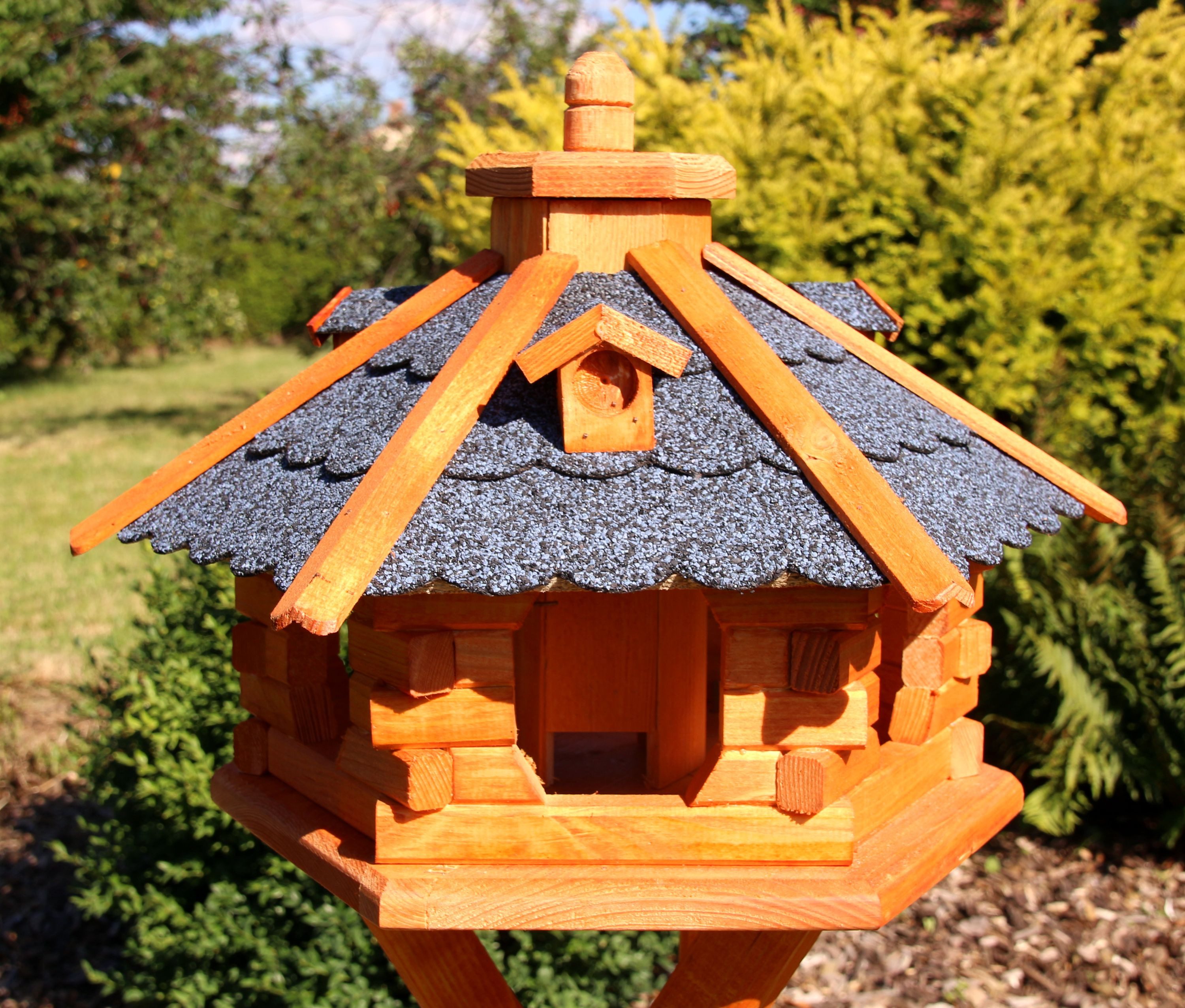 Vogelhaus Vogelhaus 47x33 cm wahlweise mit Ständer und Solar Typ 4