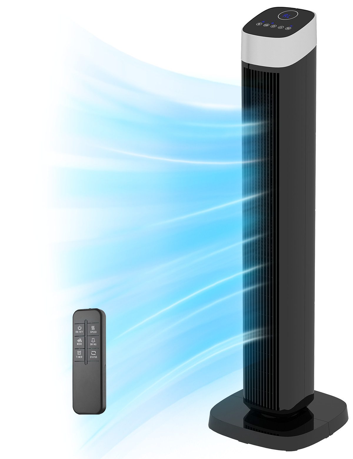 HOMALL Turmventilator Leiser Standventilator, Säulenventilator mit günstig online kaufen