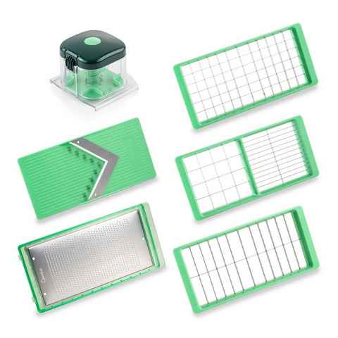 Genius Gemüseschneider Nicer Dicer Zubehör-Set 6-teilig, Messereinsätze mit dem Nicer Dicer Exclusive kompatibel