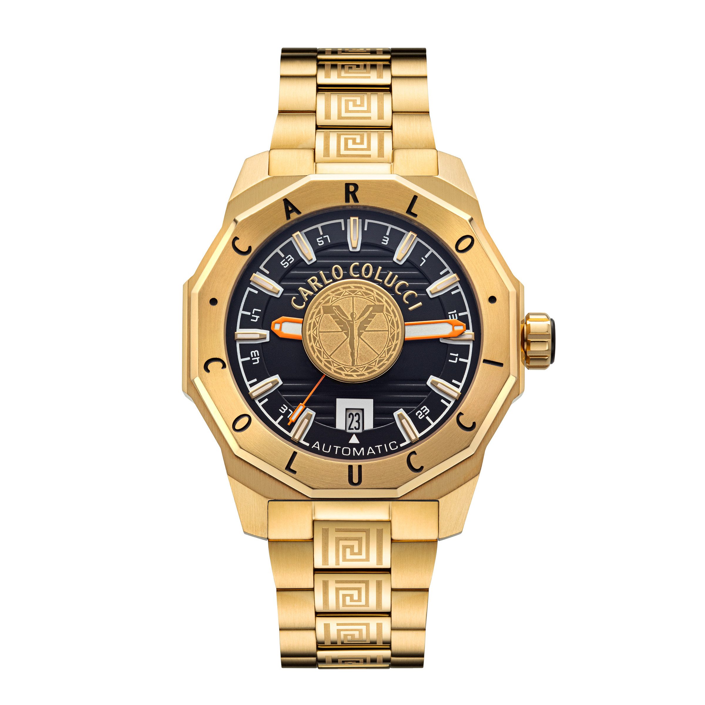 CARLO COLUCCI Automatikuhr Automatikuhr Automatikuhr 100% Edelstahl 42 günstig online kaufen