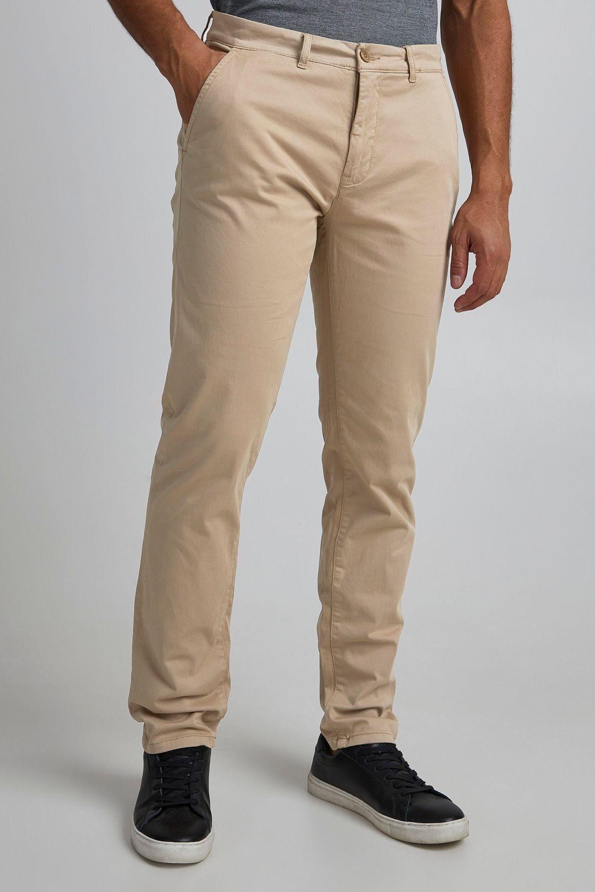 Casual Friday Chinohose Business Casual Chino Stoff Hose Slim Fit VIGGO 4239 in Beige | 