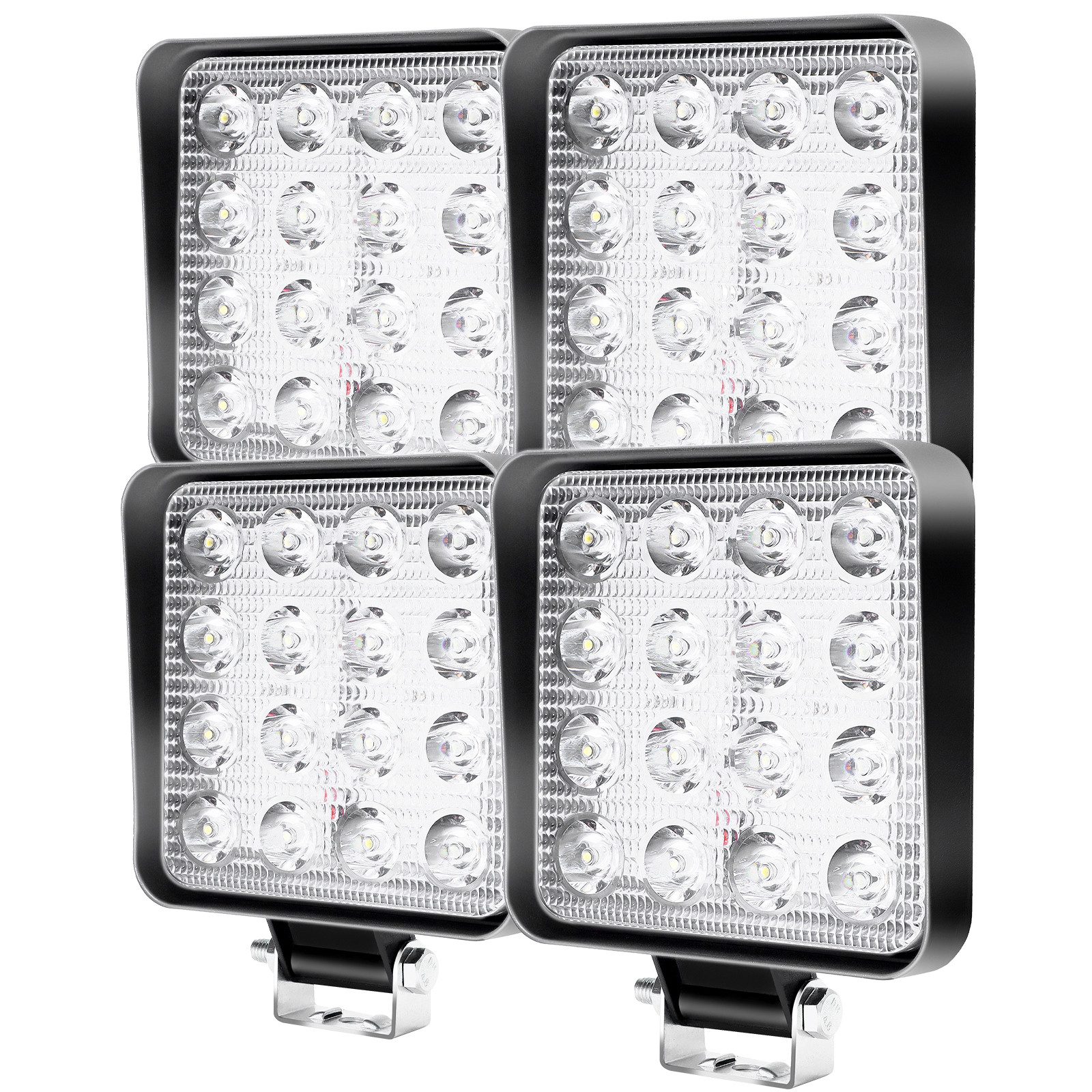 CCLIFE LED Scheinwerfer Led Arbeitsscheinwerfer 12V Scheinwerfer 48W Auto Traktor IP67 Offroad