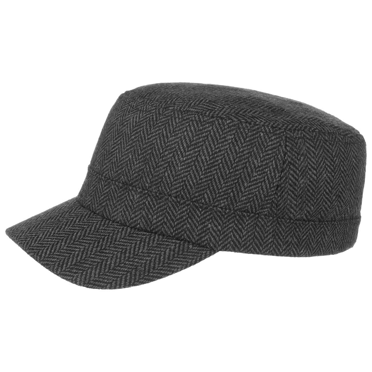 Lipodo Army Cap (1-St) Cap mit Schirm schwarz-grau