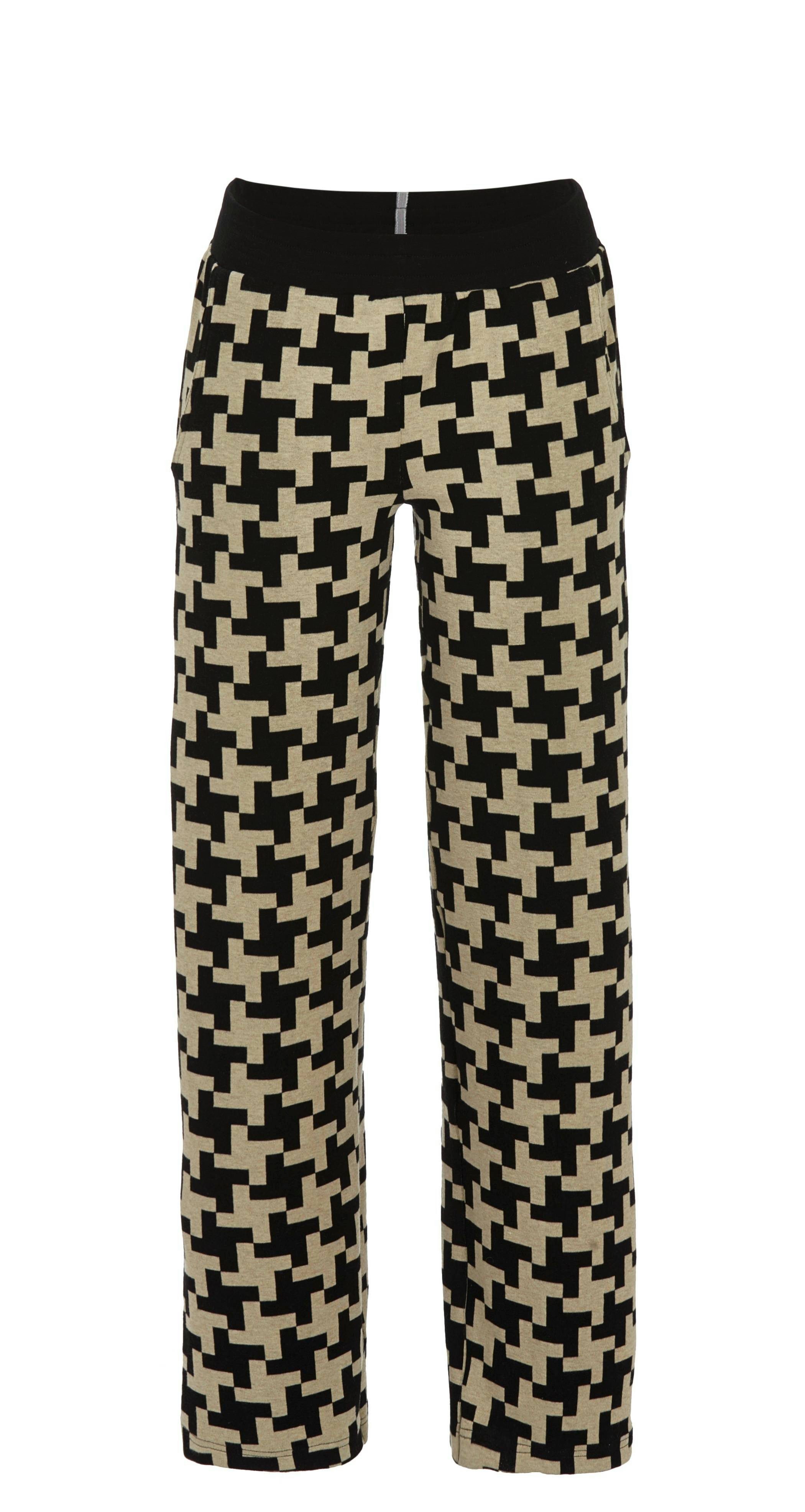 Chérie Line Loungehose aus Strickjacquard Elastikbund günstig online kaufen