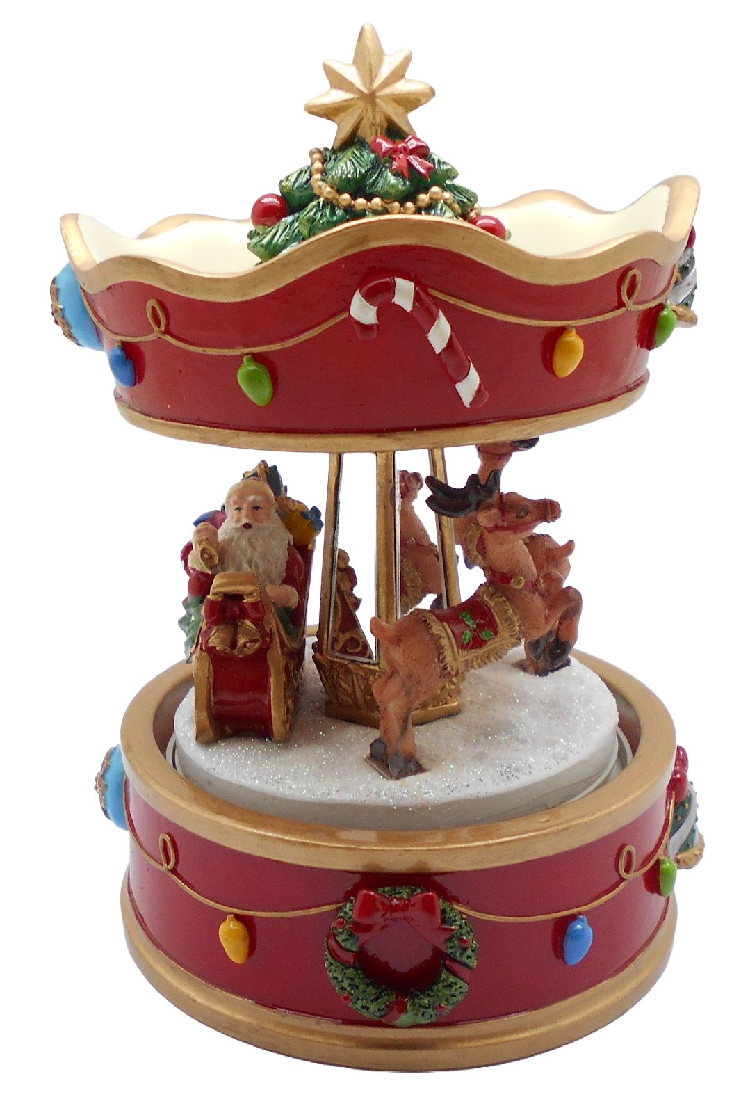 Musicboxworld Spieluhr Spieluhr Rotes Karussell