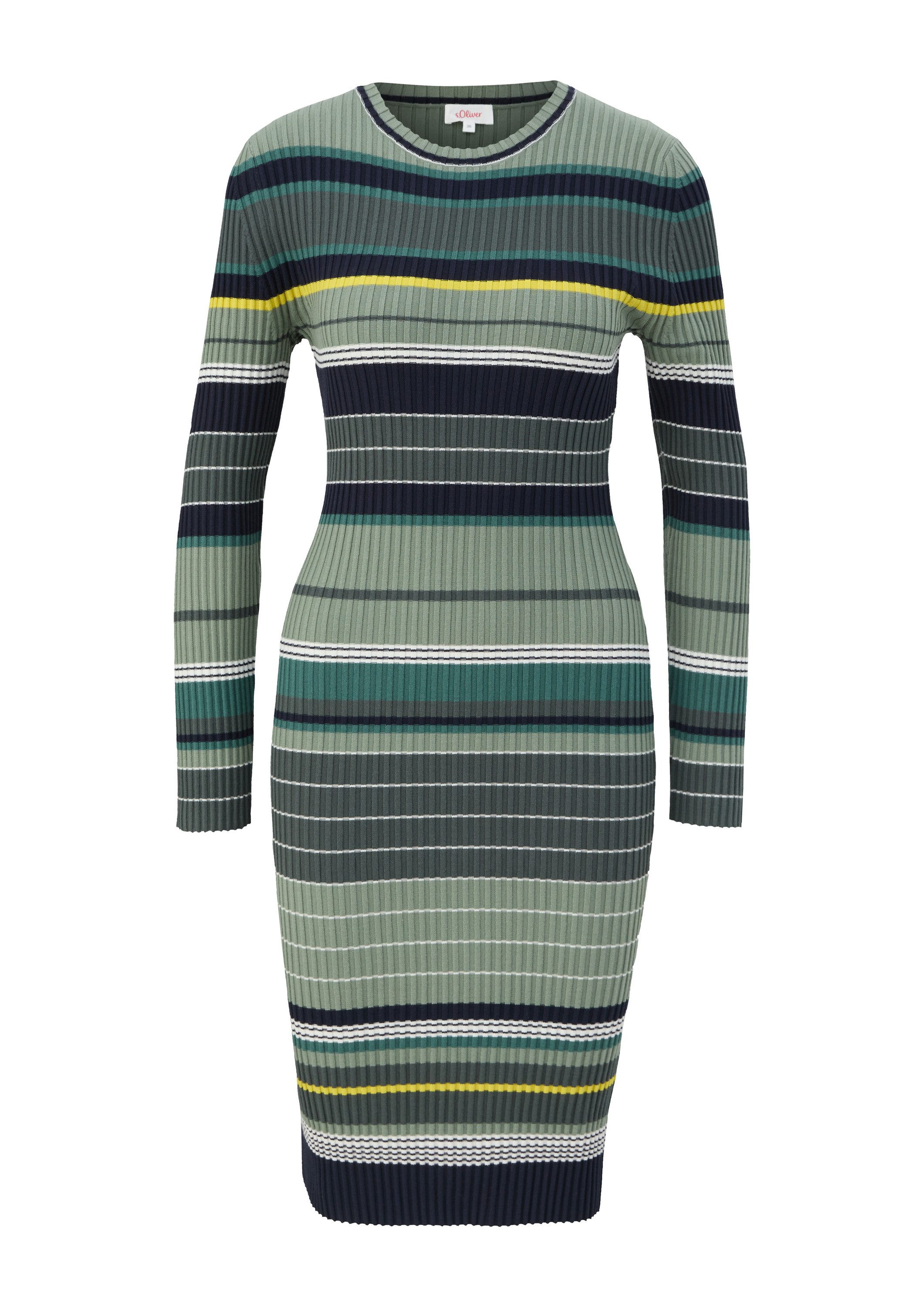 s.Oliver Minikleid Kleid Rippkleid aus Viskosemix günstig online kaufen