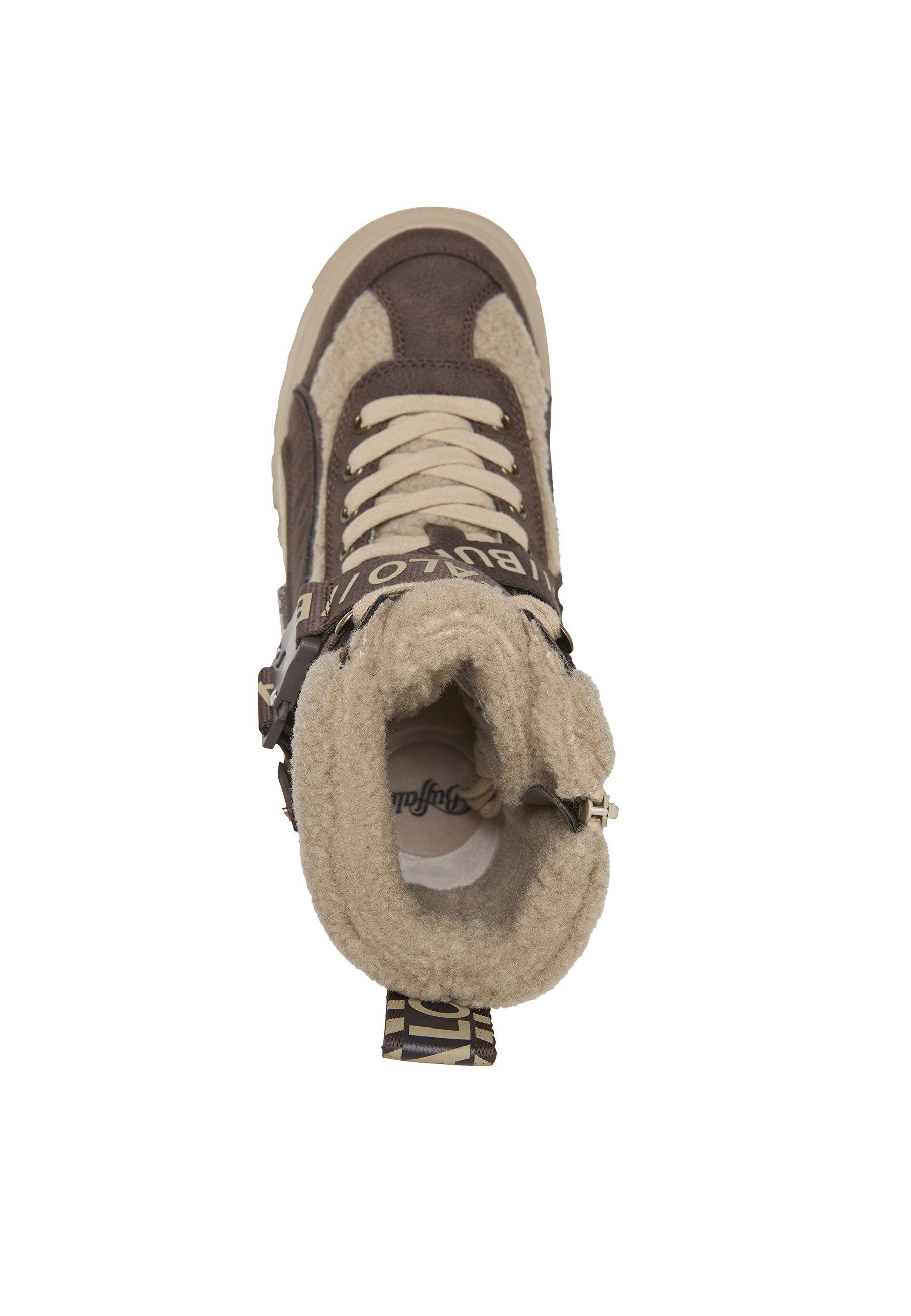 Buffalo Buffalo Aspha Com1 Warm Vegan Nappa/Fake Fur Stiefel