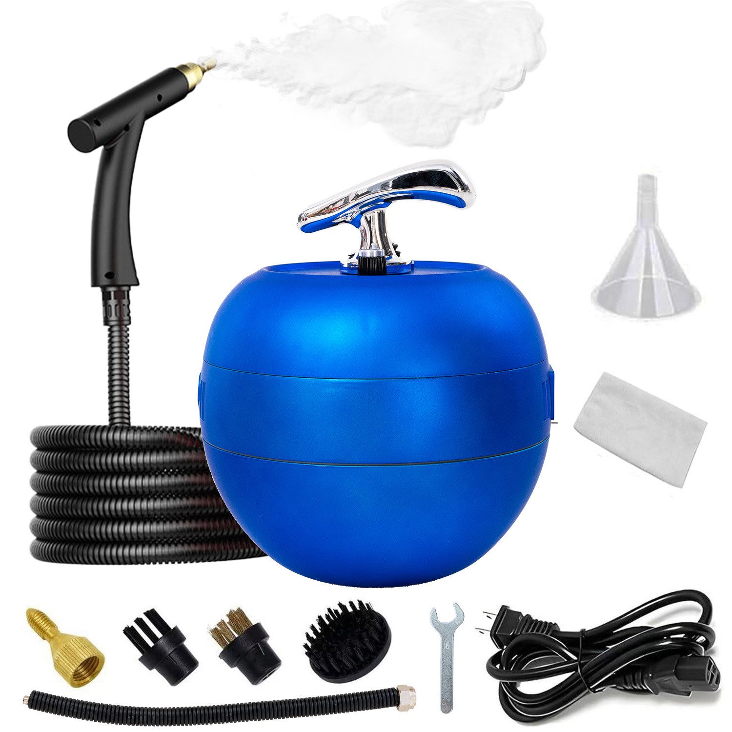 INSE Handdampfreiniger Tragbarer Dampfreiniger, Druckdampfreiniger, Reinigungsgerät, 2000 W, 6 einstellbare Geschwindigkeiten, 1500 ml Wassertankkapazität