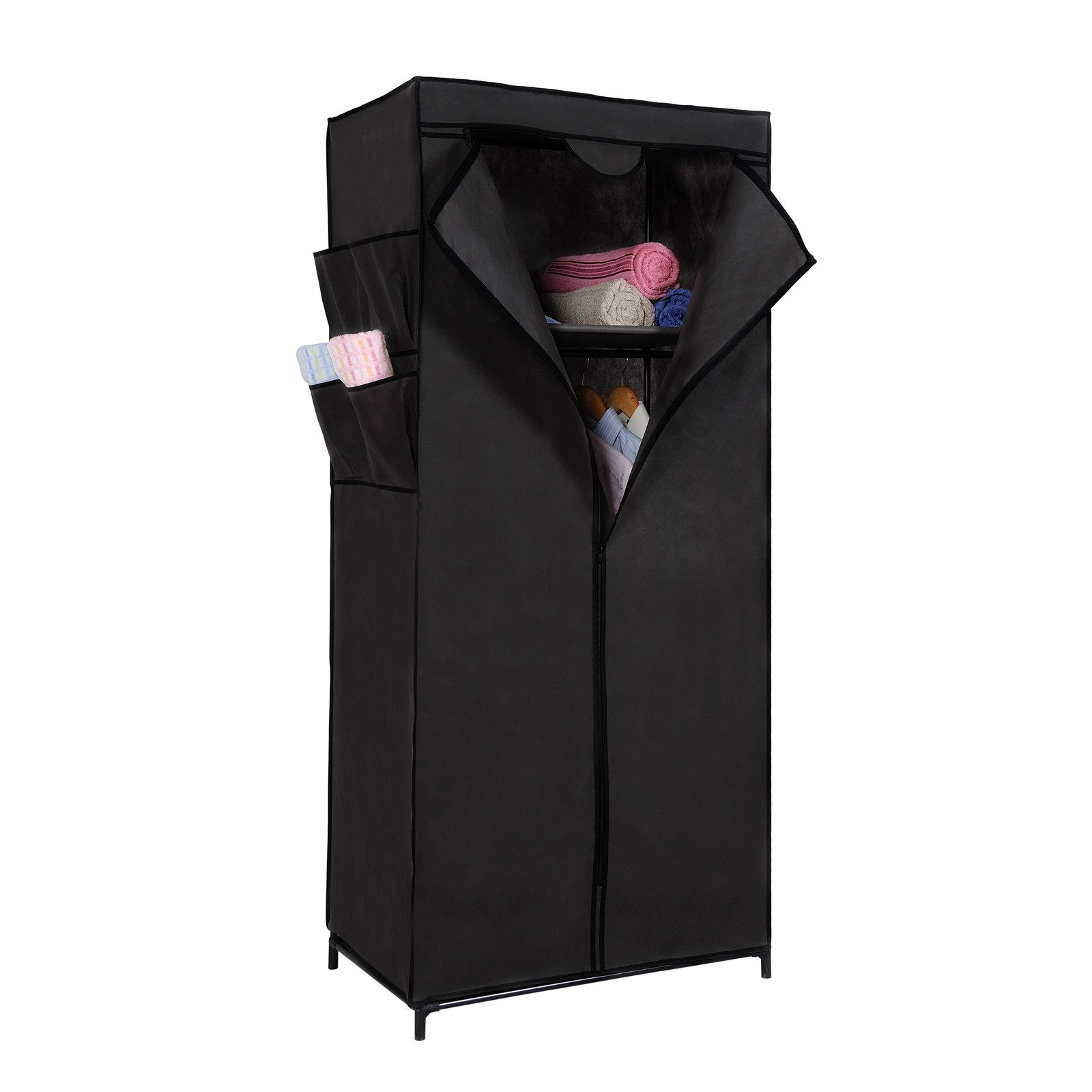 HTI-Living Stoffschrank Stoffschrank L Lena Dunkelgrau (Stück, 1-St., 1 Sto günstig online kaufen