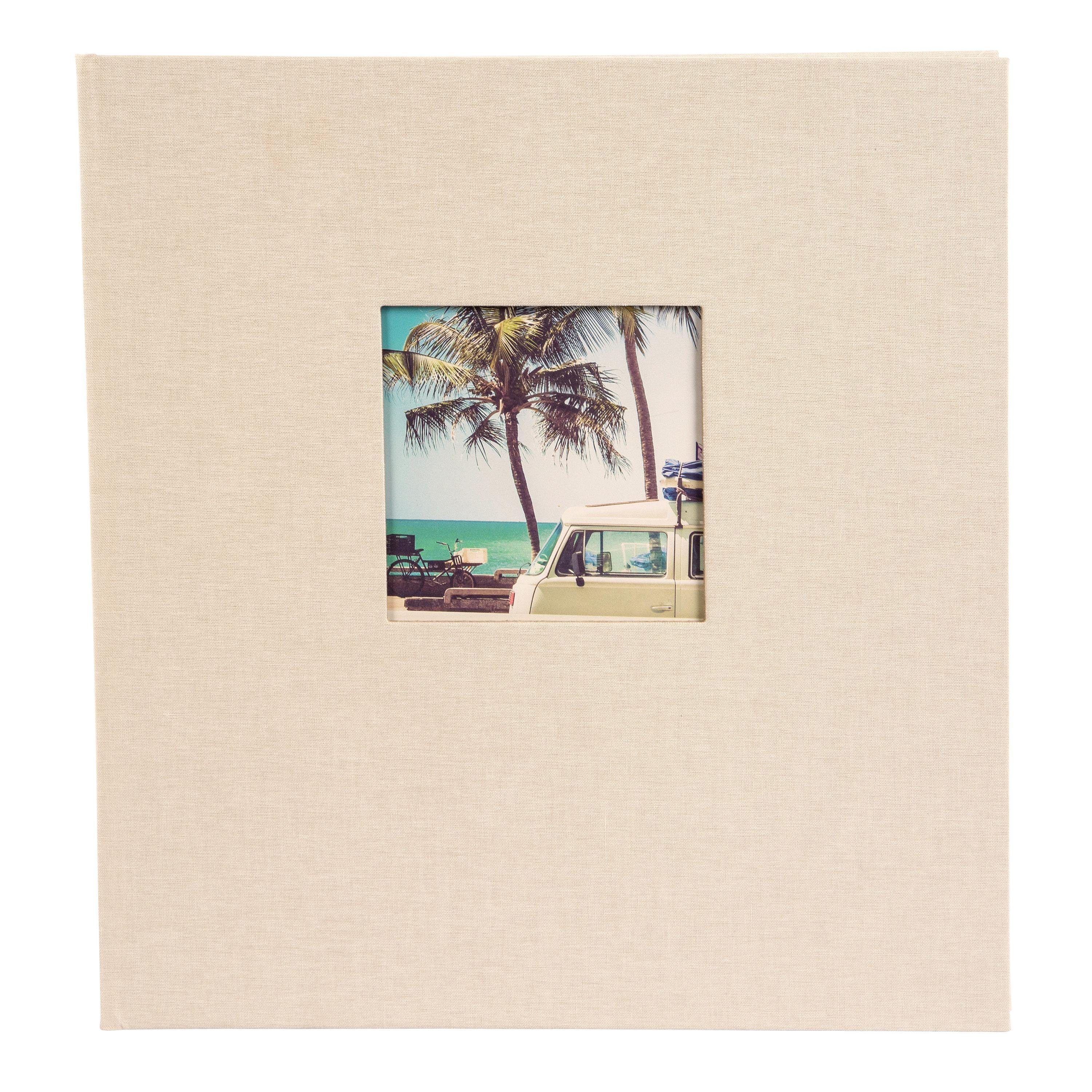 Goldbuch Fotoalbum 27943 Bella Vista 30x30cm sandgrau schwarze Seiten