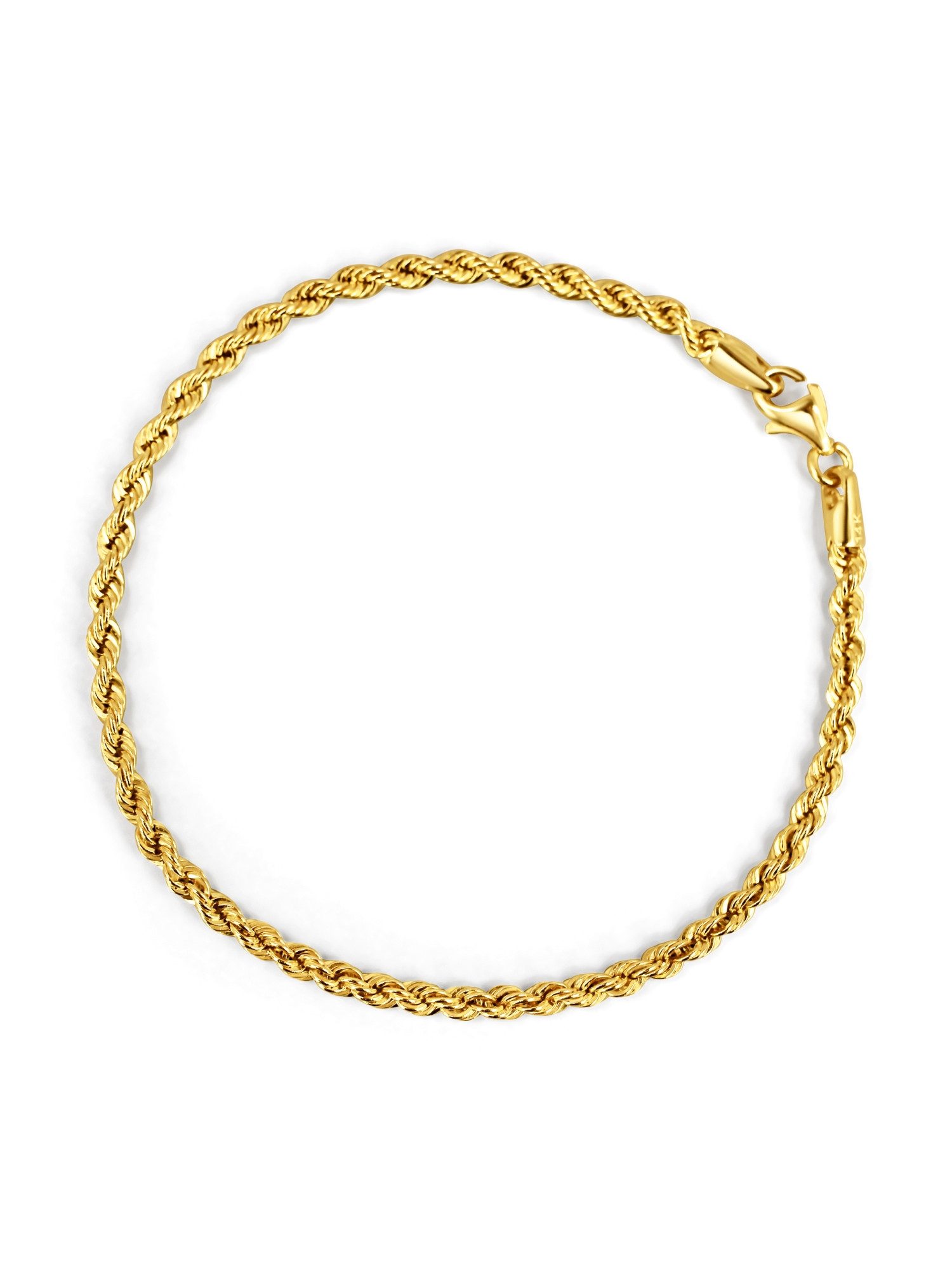 Antares Gold Goldarmband Goldarmband Isabella, 14-karätige, 585 er Gold Schmuck, 18 cm, Schmuckbox, Echtheitszertifikat und versicherte Zustellung