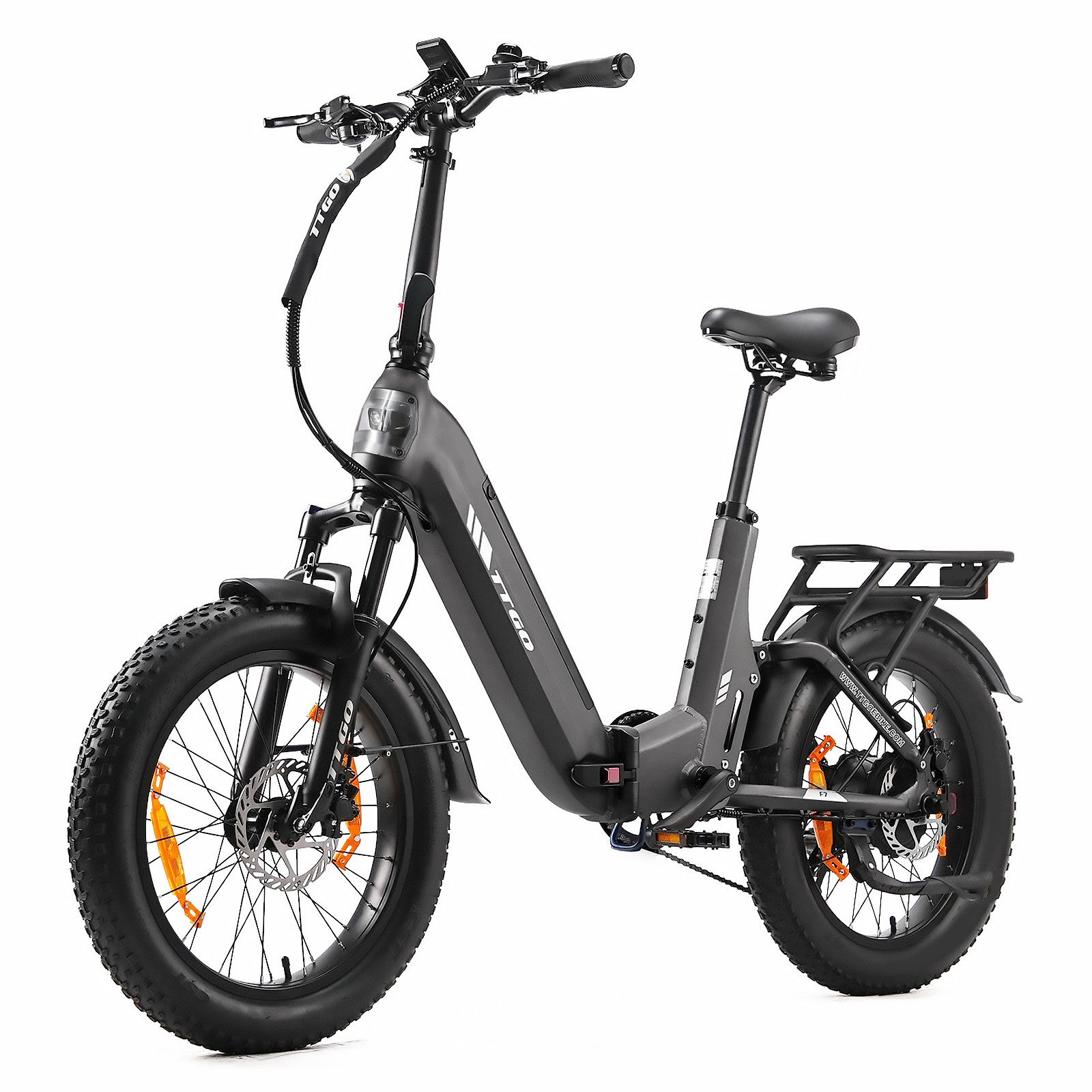 E-Bike Cityrad 20 Zoll, Fully, Vollfederung, 70Nm, max.120km, 150kg Damen u. Herren
