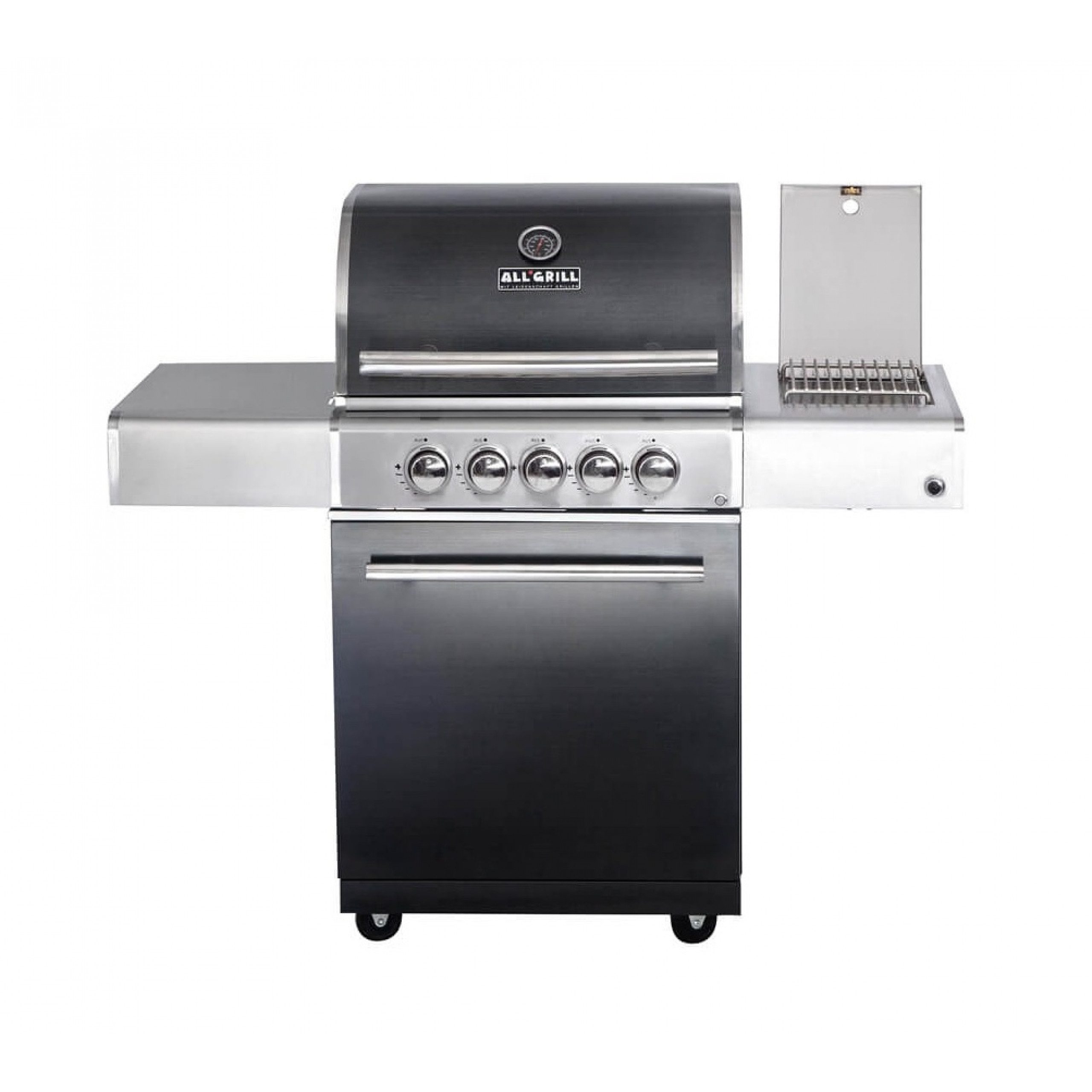 All Grill Gasgrill ALLGRILL Gasgrill CHEF M BLACK Modular Grundmodell 3 Brenner