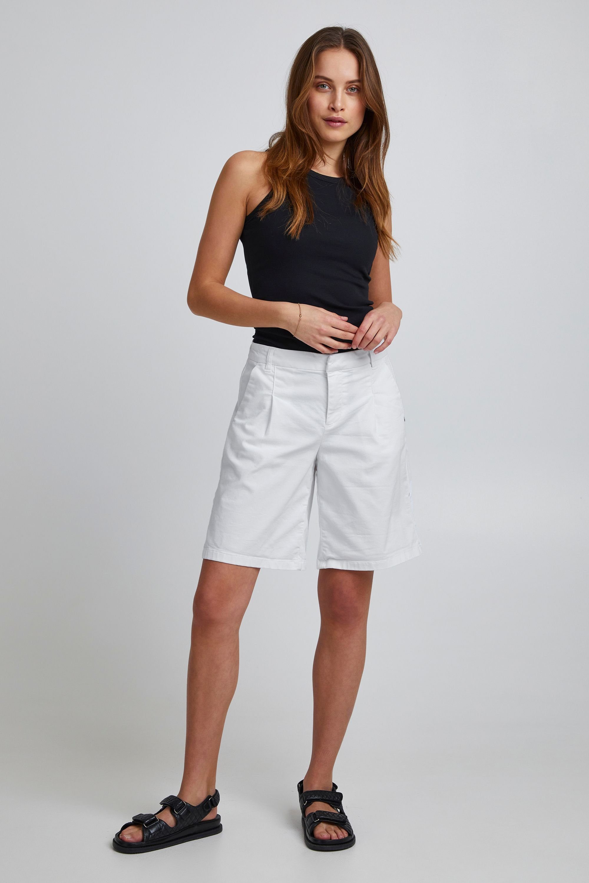 Shorts Bright Pulz White 50206530 PZROSITA (110601) Jeans -