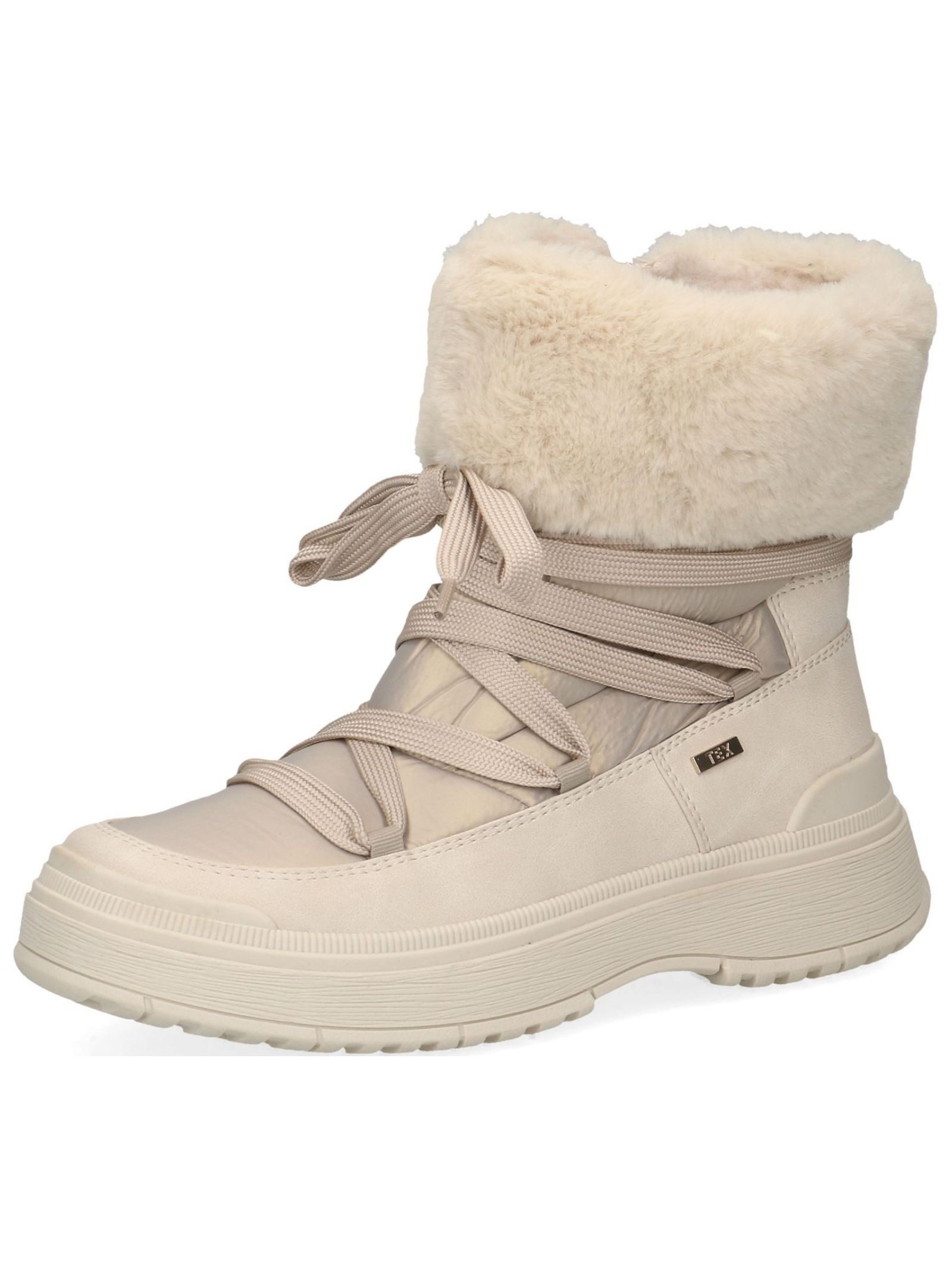 Stiefelette Textil Schnürstiefelette