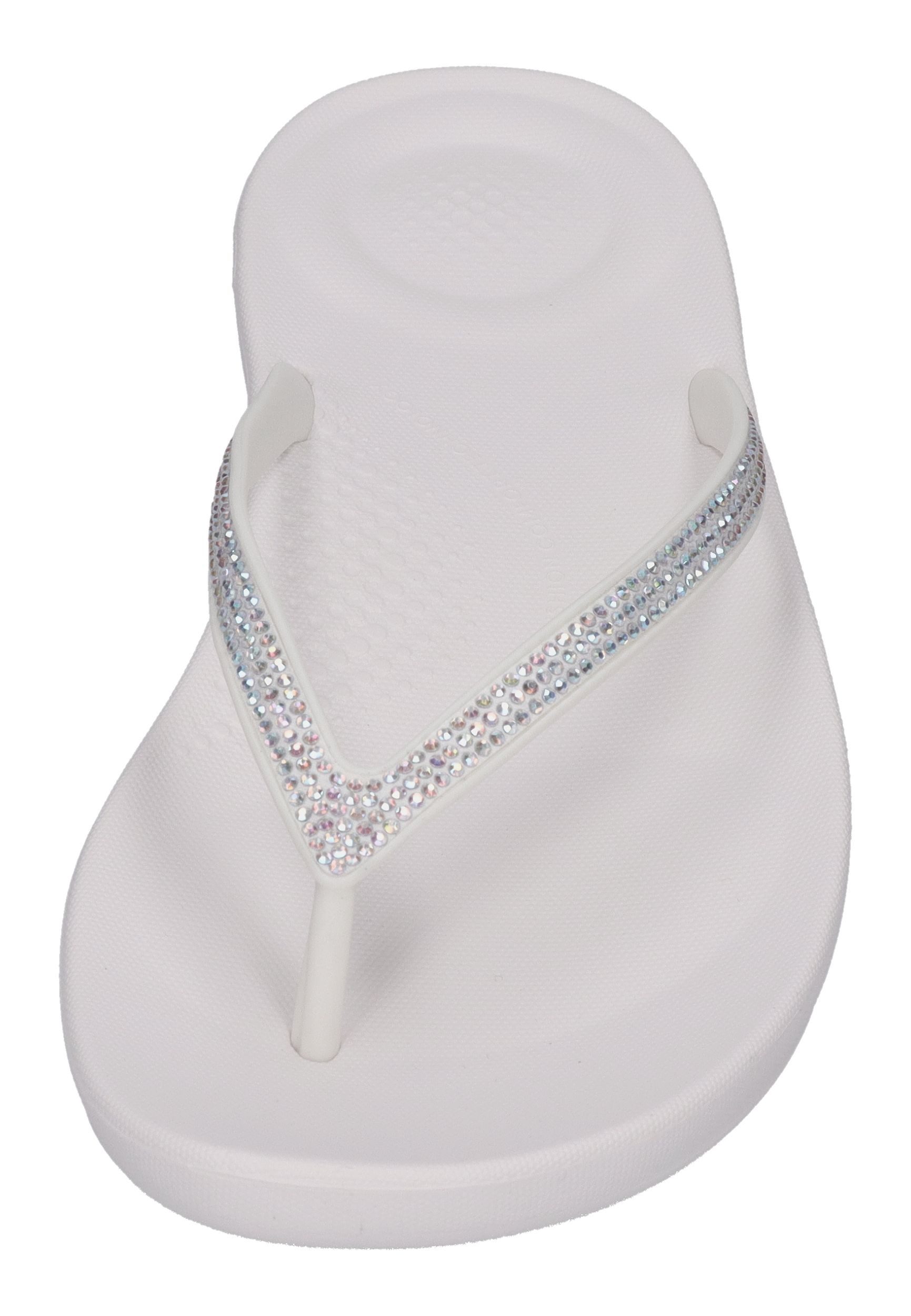 Fitflop IQUSHION SPARKLE Zehentrenner Urban White