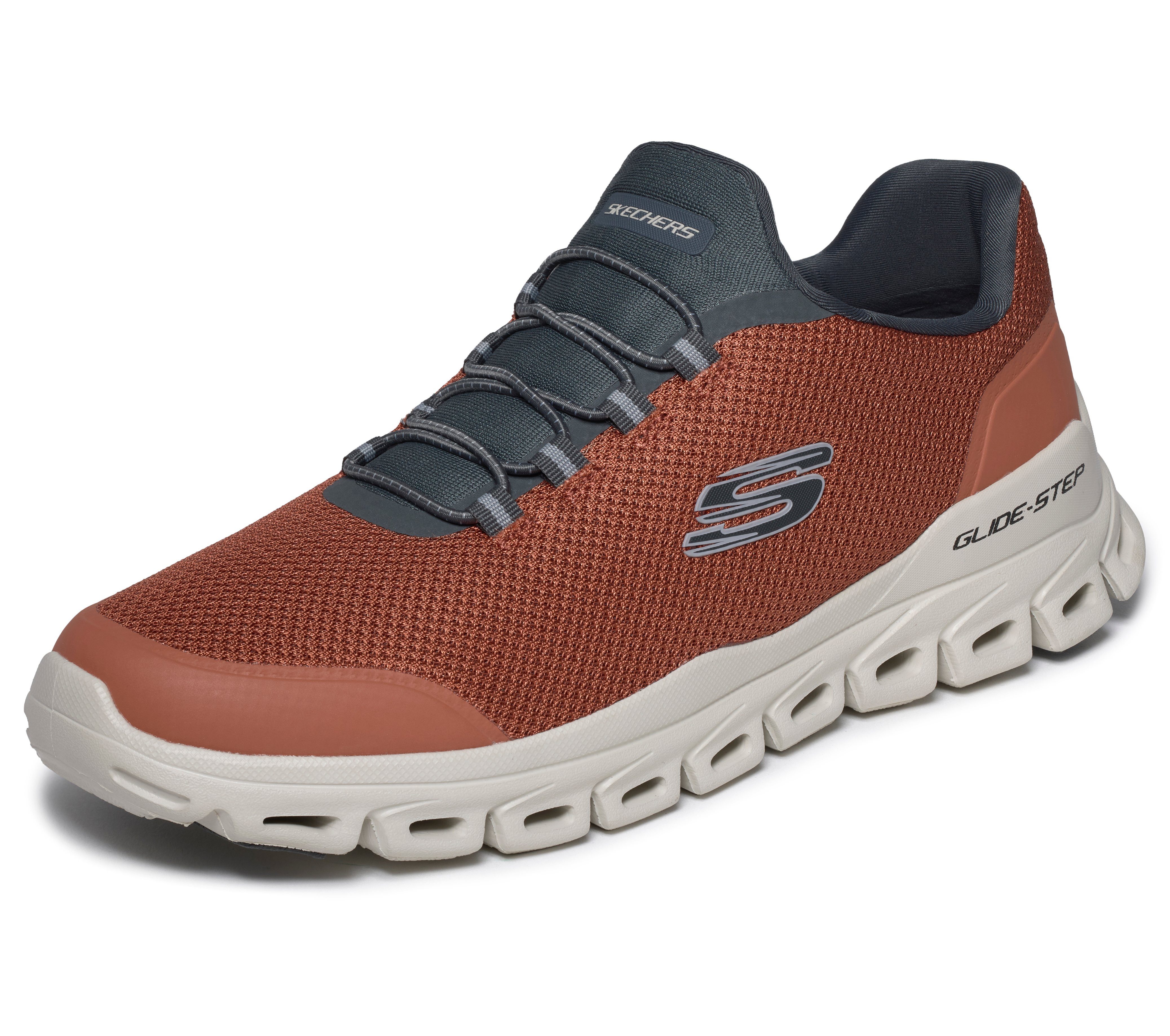 Skechers GLIDE-STEP-NOLTEK Slip-On Sneaker Schlupfschuh, Halbschuh, Freizeitschuh, mit Gummizug