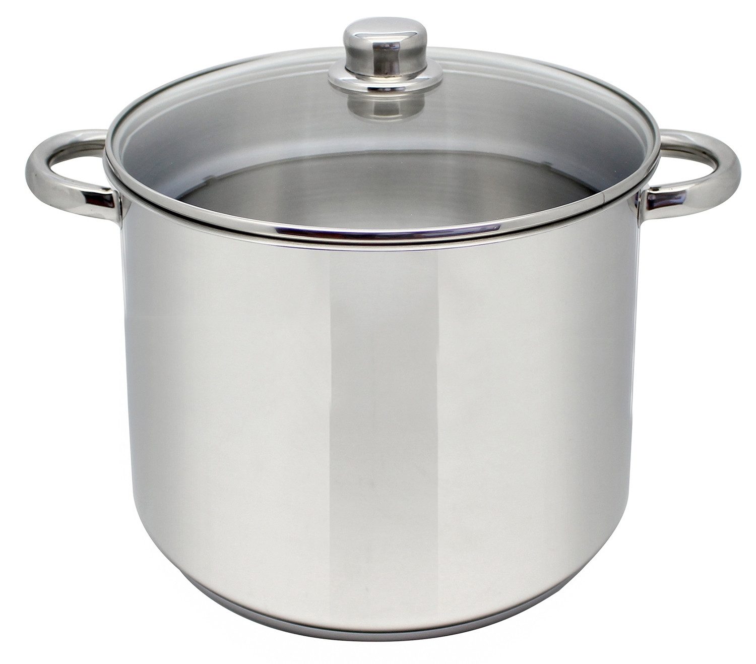 Elo Gemüsetopf BASIC, Ø 24 cm, mit Glasdeckel, Edelstahl, Spülmaschinengeeignet, geeignet für alle Herdarten