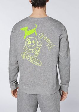 Chiemsee Sweatshirt Sweatshirt mit kreativem Statement-Print 1