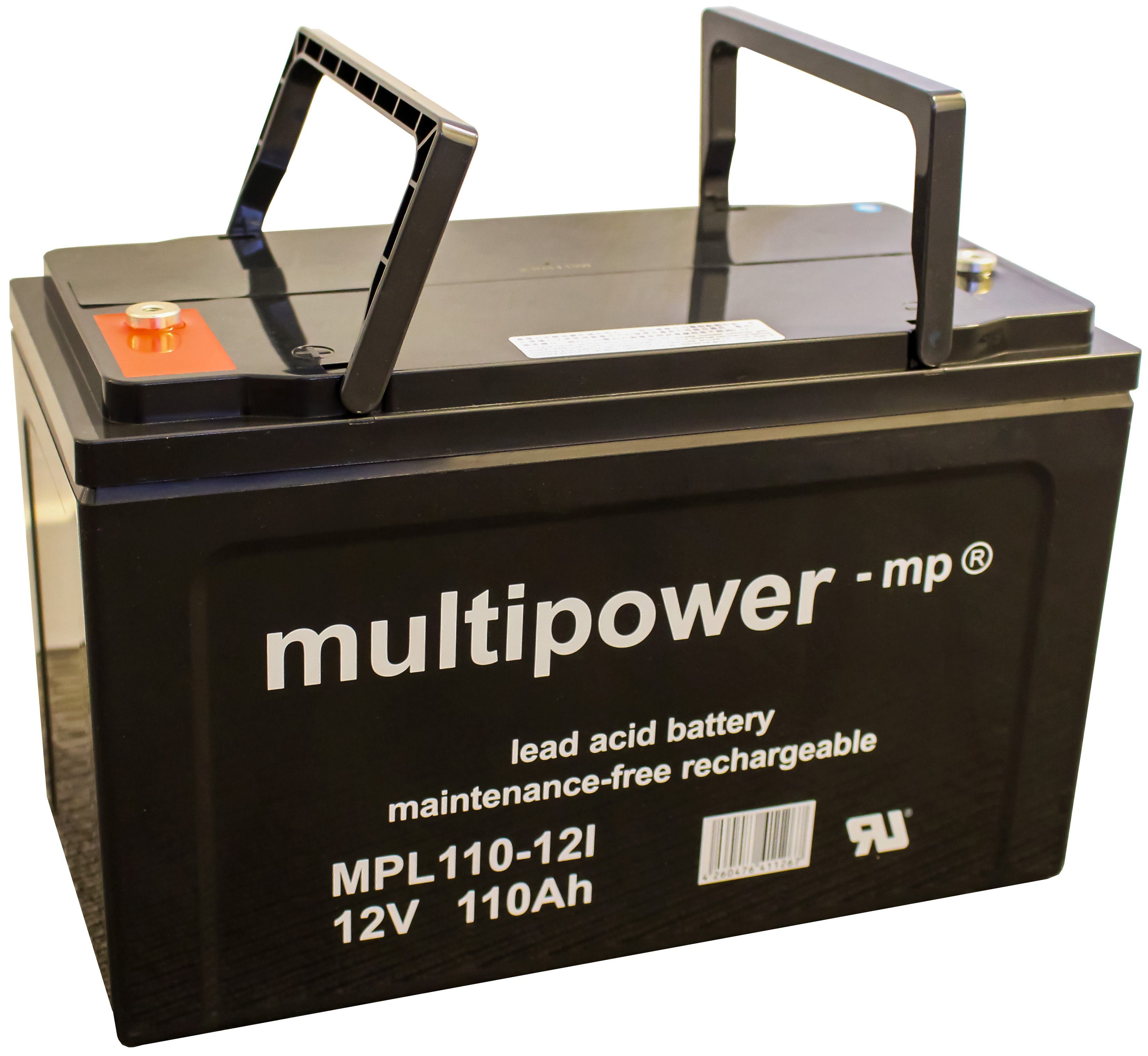 Pb / Blei-Akku Multipower 12V Multipower Batterie 100Ah MPL110-12i Bleiakkus