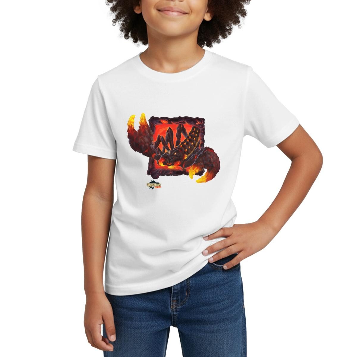 T-Shirt Schleich Eldrador Lavaskorpion Kinder T-Shirt