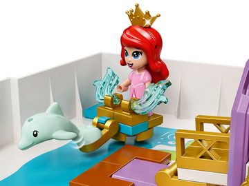 LEGO® Konstruktionsspielsteine LEGO® Disney™ - Märchenbuch Abenteuer mit Arielle, (Set, 130 St)