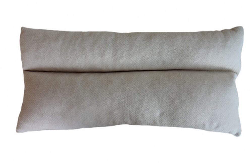 geborgenschlafen Nackenstützkissen Naturlatex – 2 Kammern – höhenverstellbar – vegan, Für Rücken-, Seiten- & Bauchschläfer geeignet