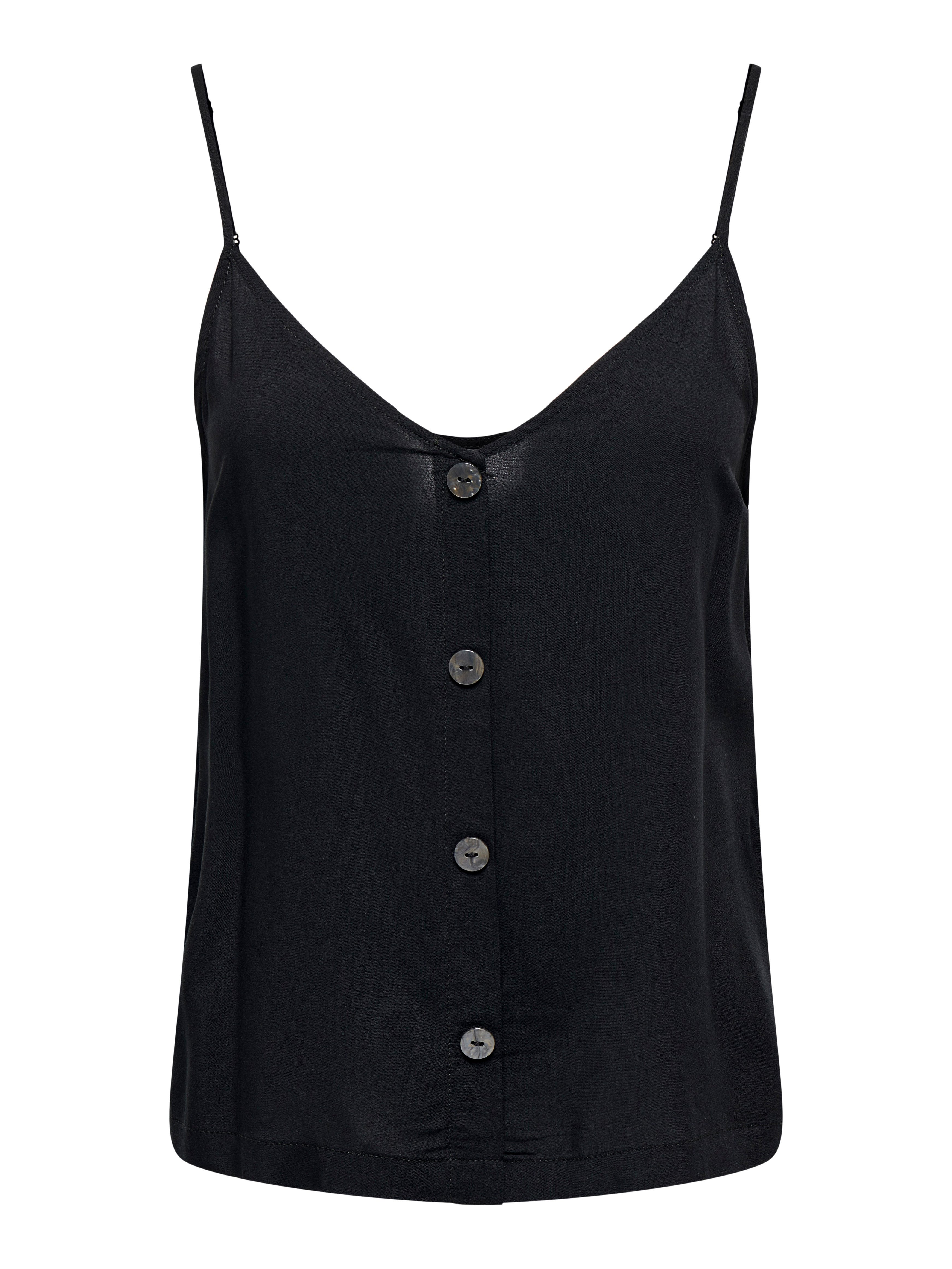 ONLY Trägertop ONLNELLY LIFE BUTTON SINGLET SOLID NOOS