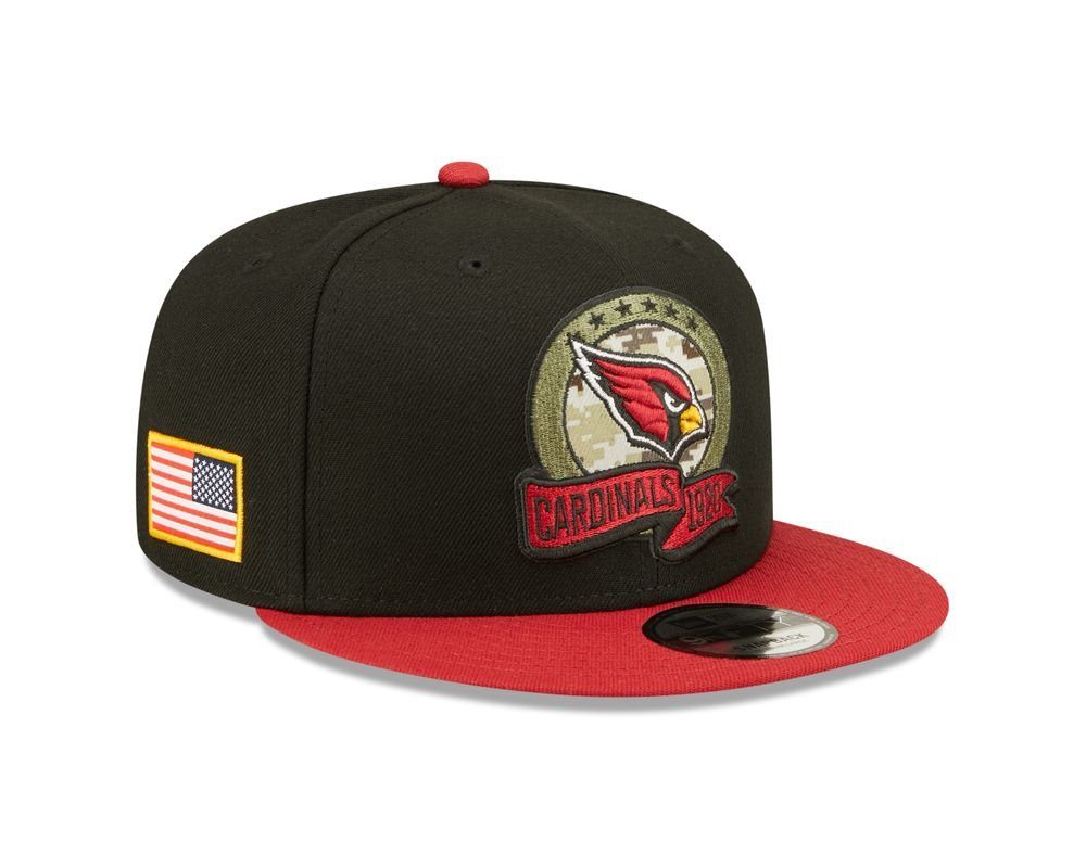 New Era Snapback Cap New Era NFL ARIZONA CARDINALS Salute to Service 2022 Snapback 9FIFTY Game Cap