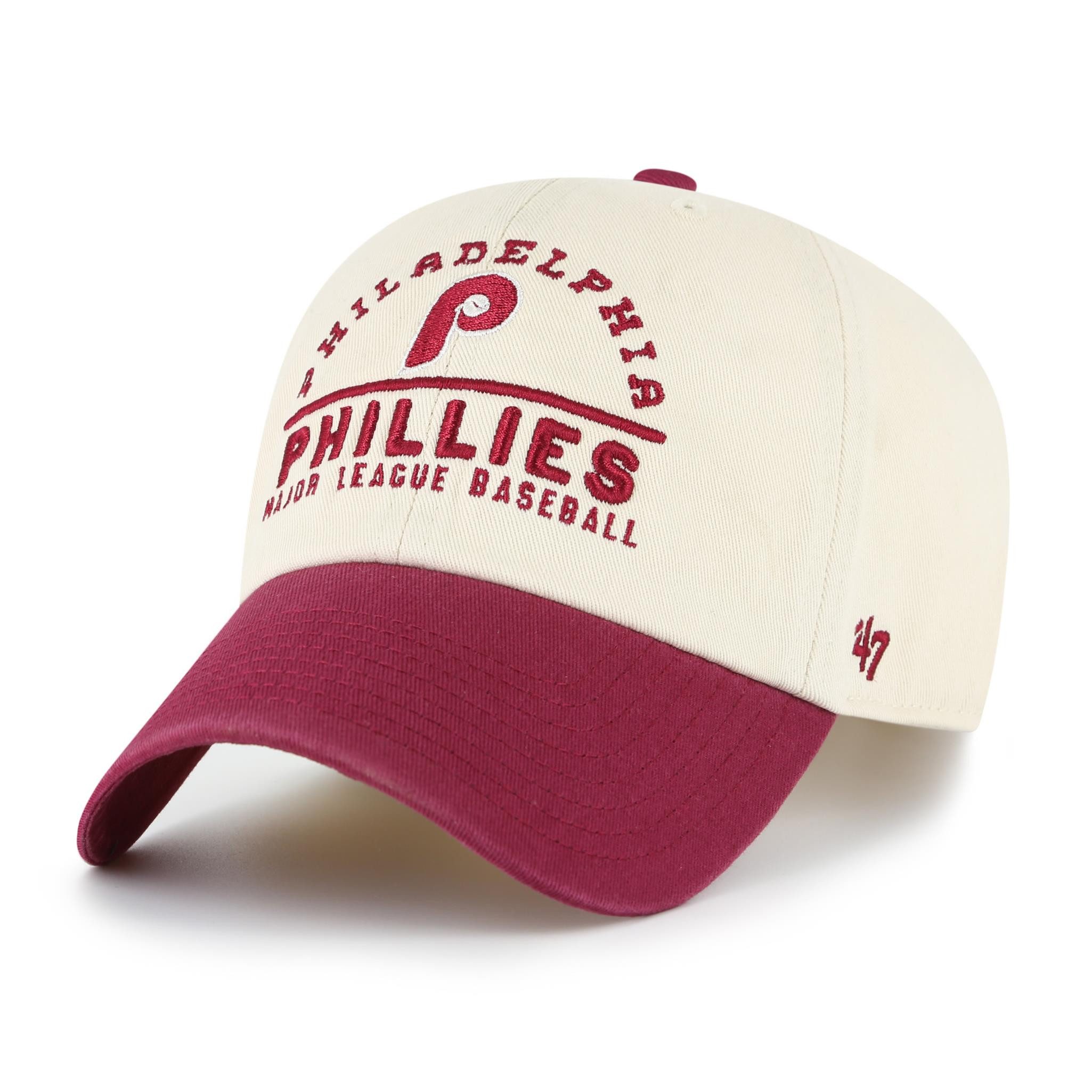 Baseball Cap '47 Brand MLB Cap Phillies PHIPHI COOPS WINDHAM '47 Clean Up Natural
