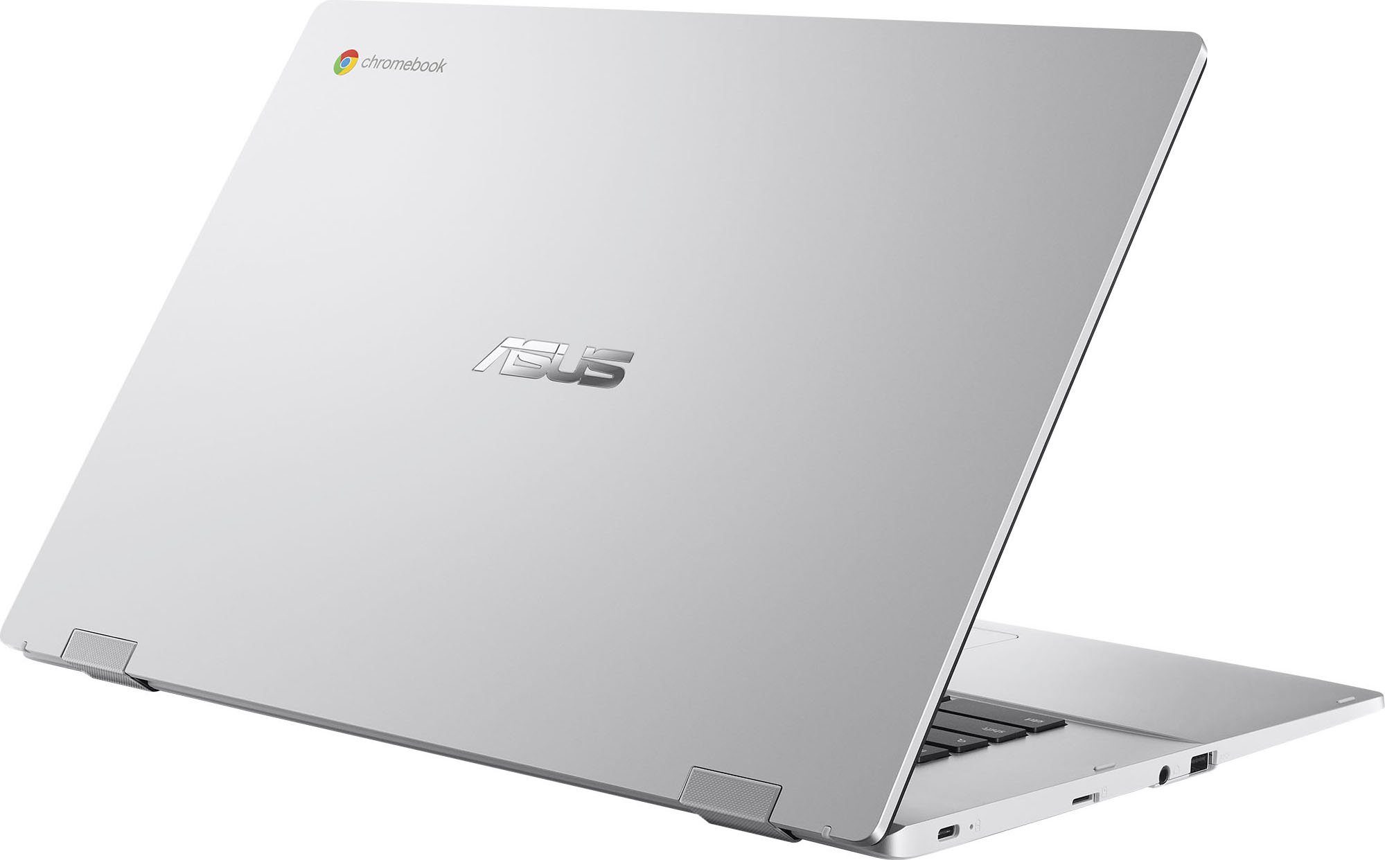 Asus CX1 Graphics) (39,6 Zoll, Silber UHD Chromebook N6000, cm/15,6 Pentium CX1500CKA-EJ0161 Intel