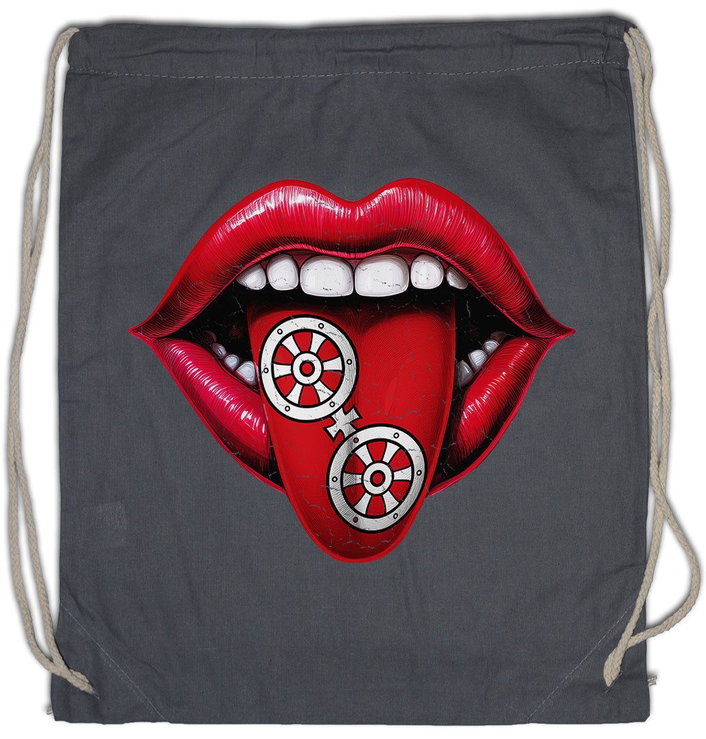 Urban Backwoods Turnbeutel Mainz Zunge Turnbeutel Kölle Bleibt Mainz Alaaf Kostüm Fasching (1-tlg), Karneval Verkleidung Fastnacht Fassenacht Faschings-Shirt