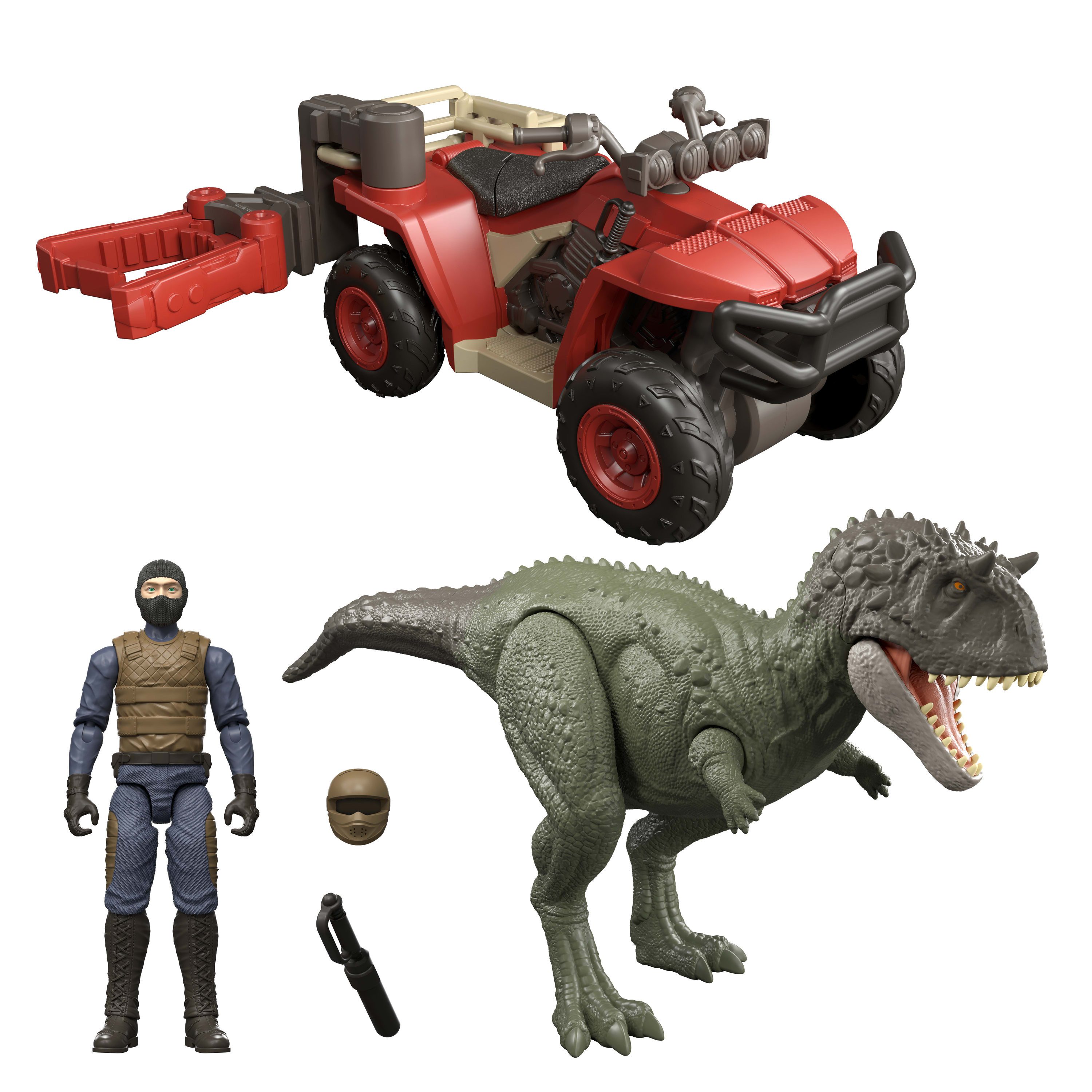 Mattel® Actionfigur Jurassic World Quad-Set mit Fangklaue